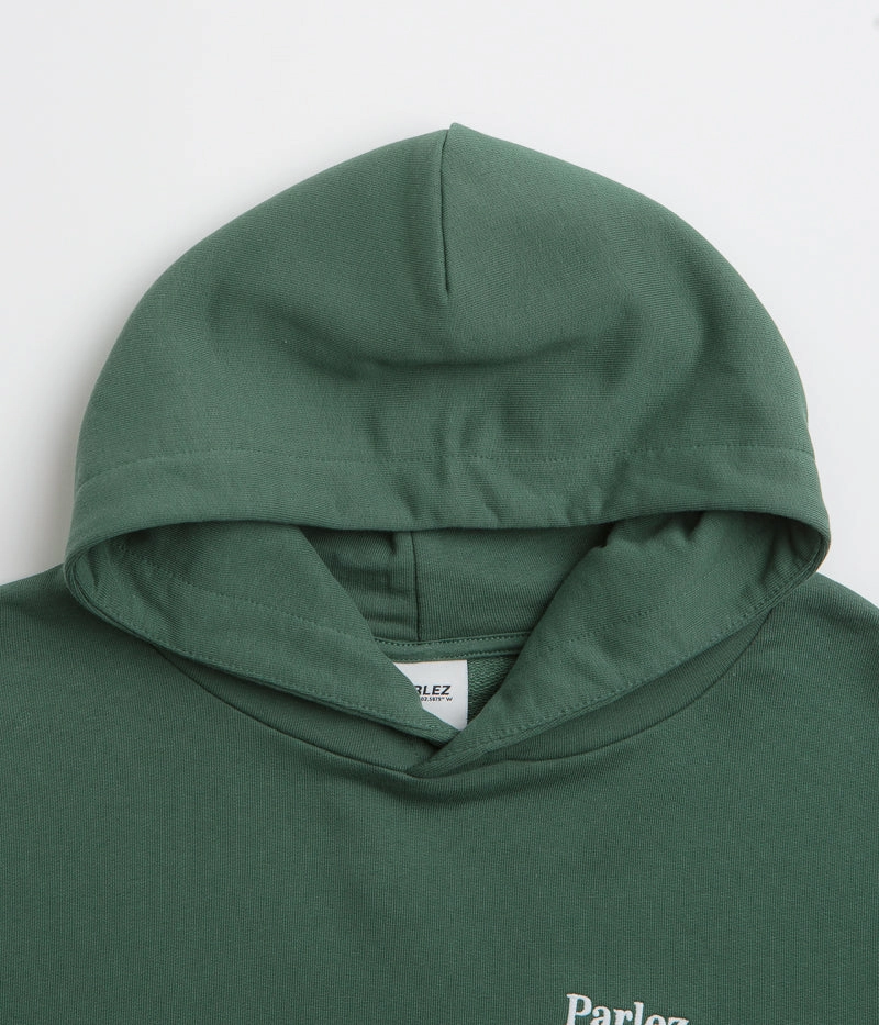 Parlez Amos Hoodie - Kelp Green Classic Street Fleece Lining