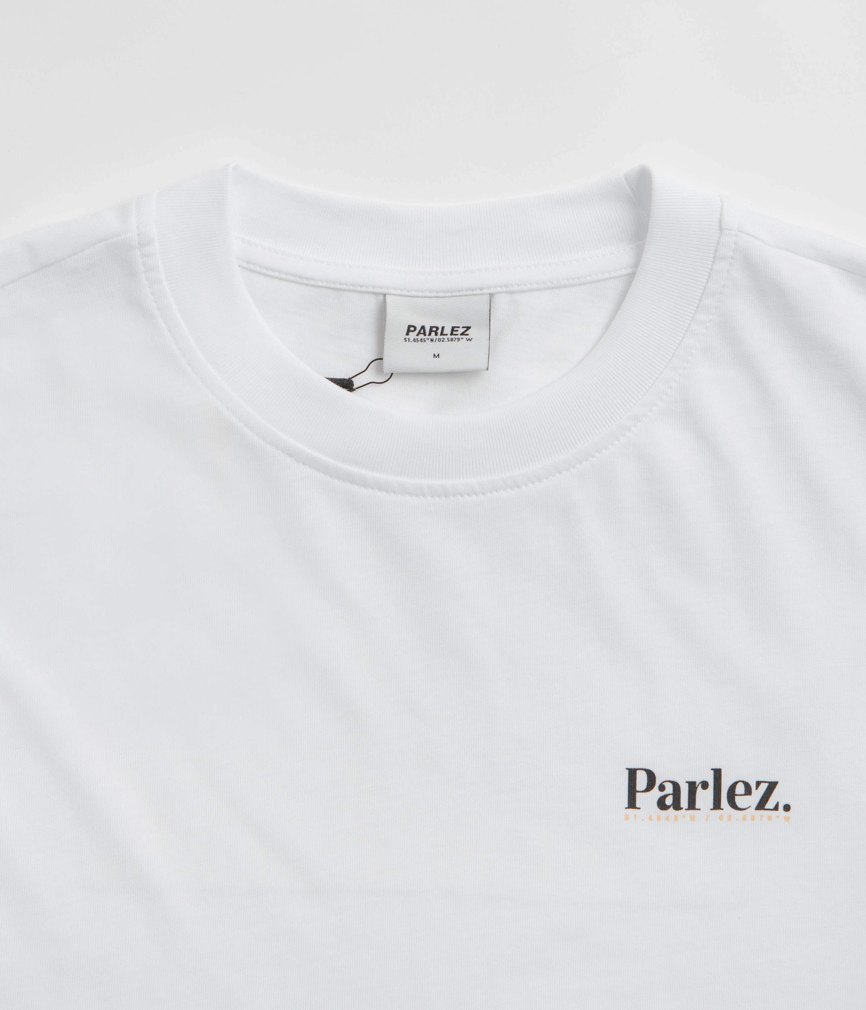Sleep Comfy and Soft Parlez Banos T-Shirt - White