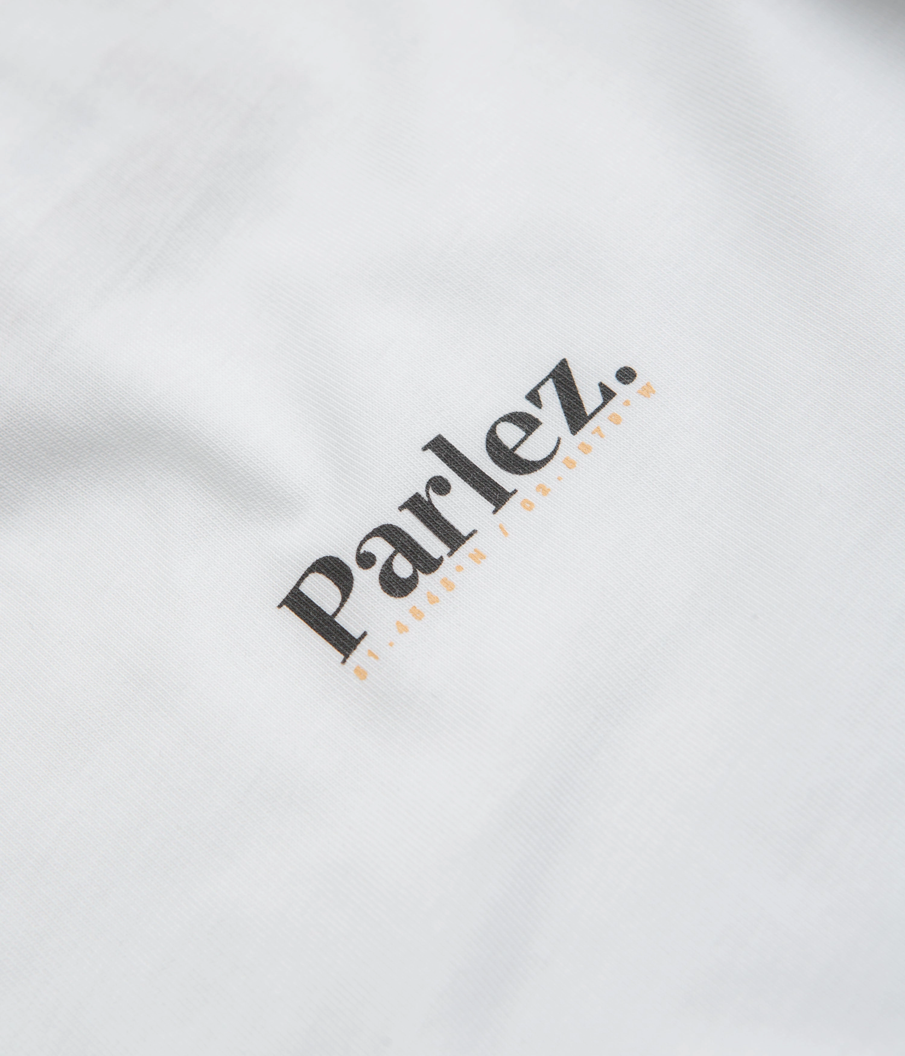 Sleep Reinforced Shoulder Parlez Banos T-Shirt - White