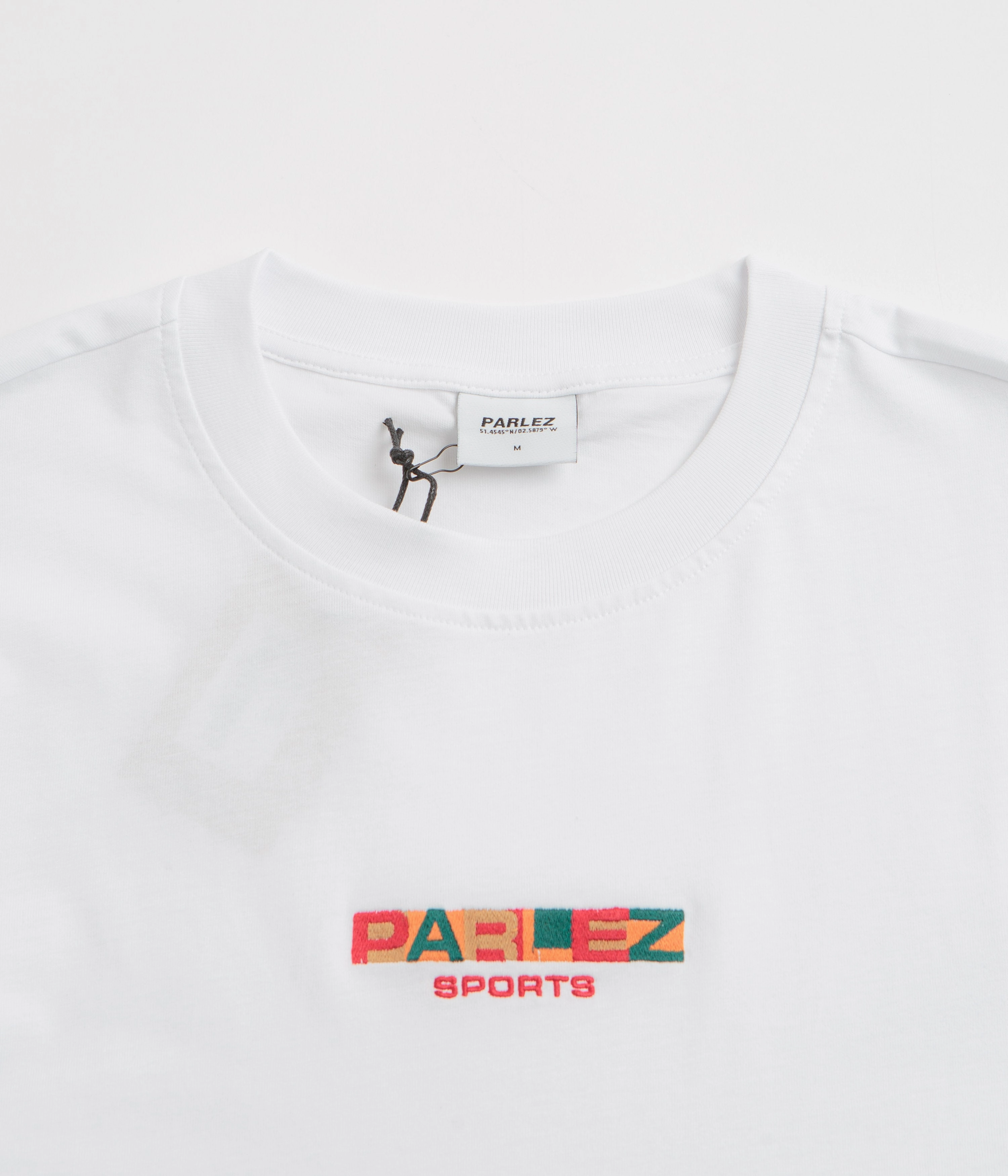 Stylish and Easygoing Parlez Bloc T-Shirt - White