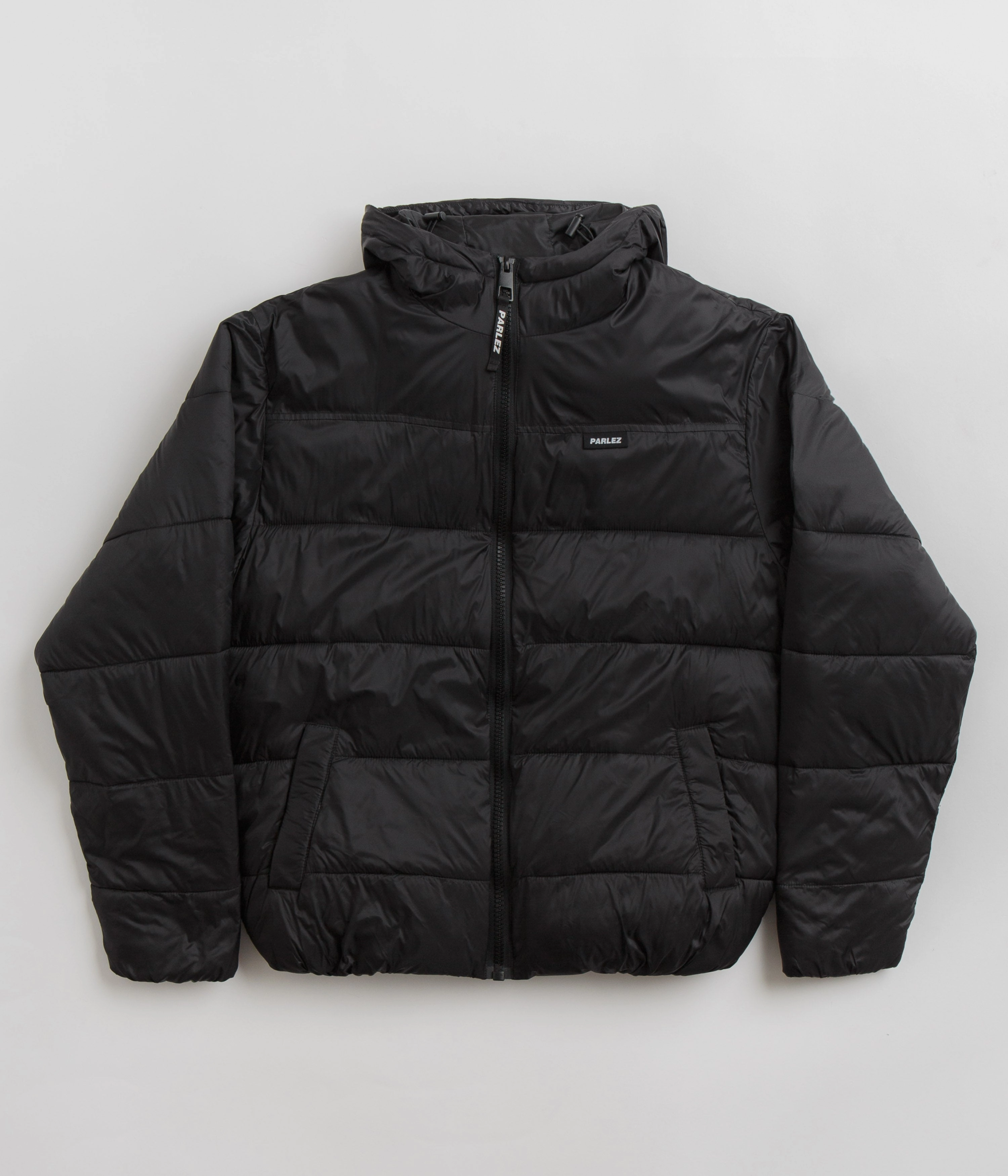 Parlez Caly Puffer Jacket - Black Low Profile Smooth Feel