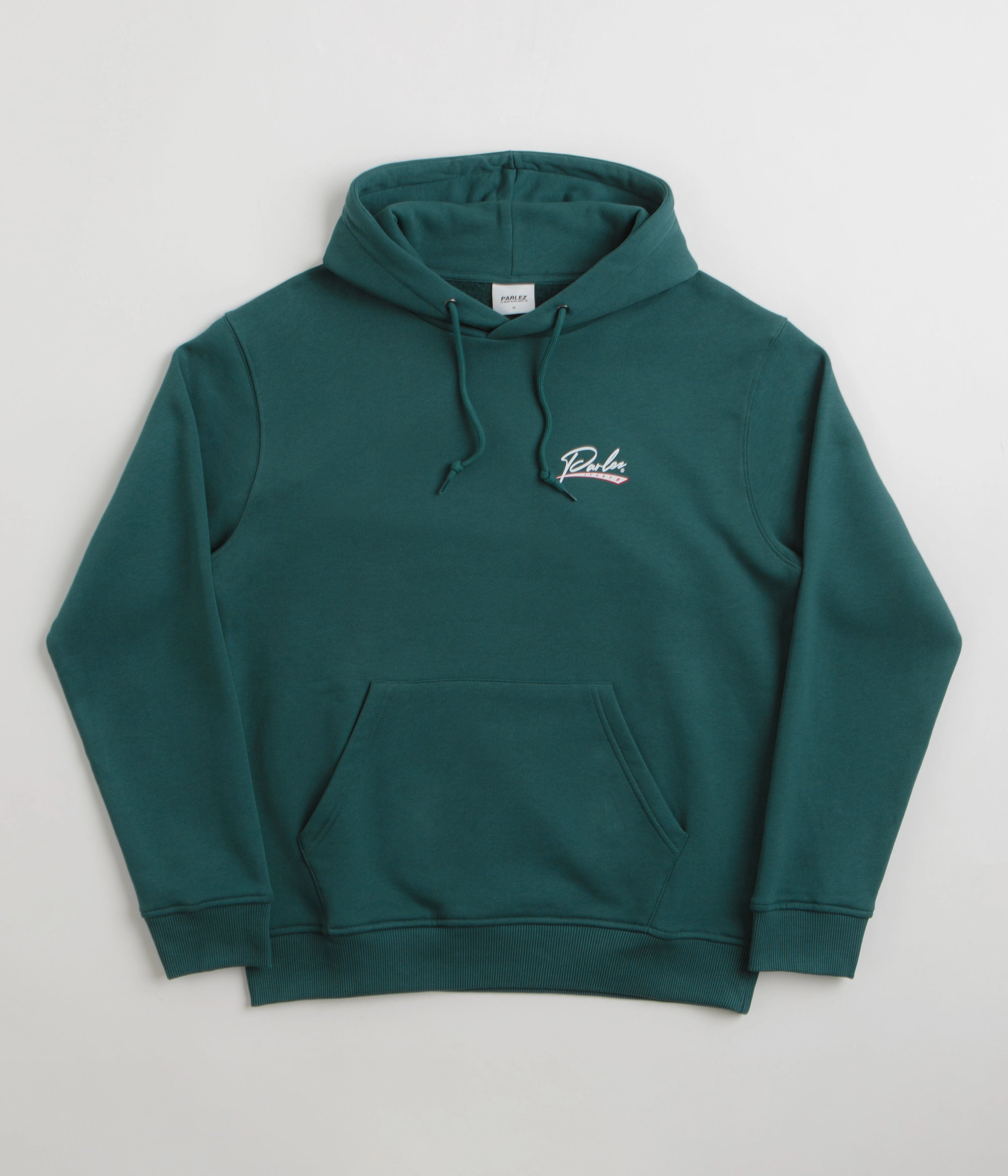 Parlez Chisel Hoodie - Petrol Washable Adjustable Drawstrings