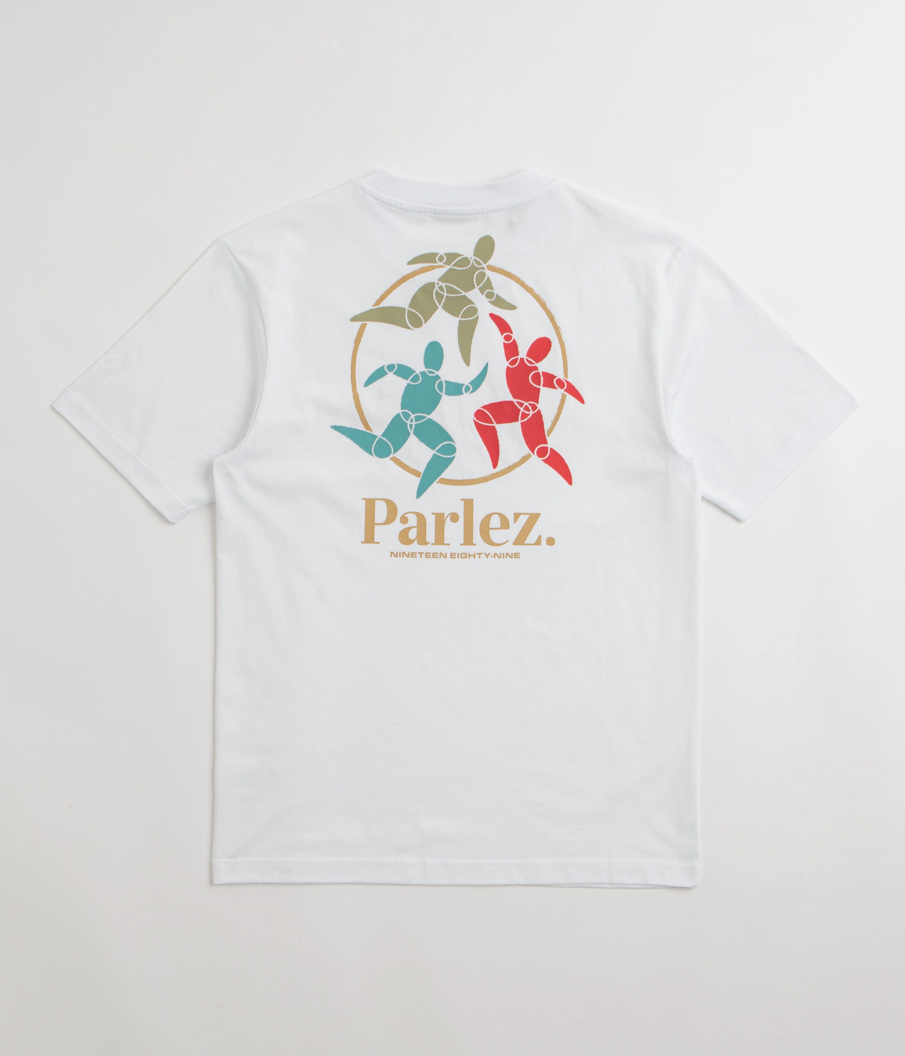 Soft and Lightweight Timeless Comfort Wear Parlez Corpora T-Shirt - White