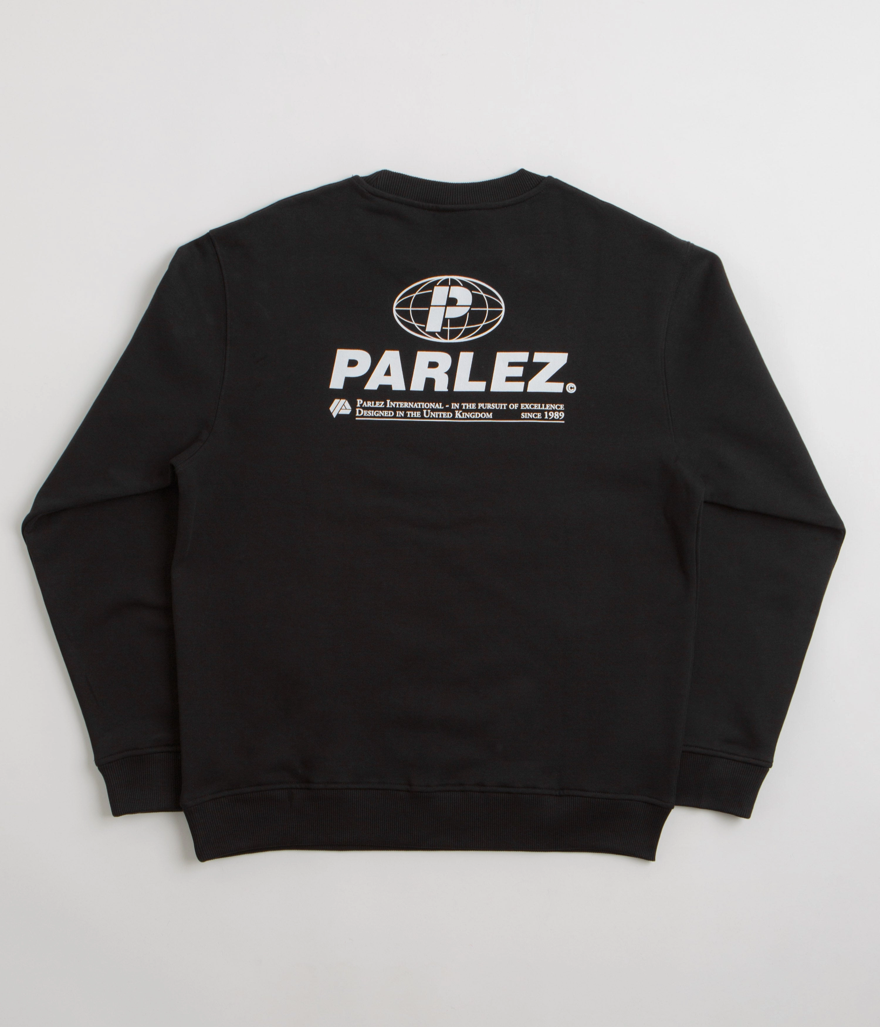 Parlez Excel Crewneck Sweatshirt - Black No pockets