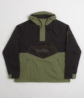 Parlez Fillmore Jacket - Olive Green Smooth Surface Adjustable Cuffs