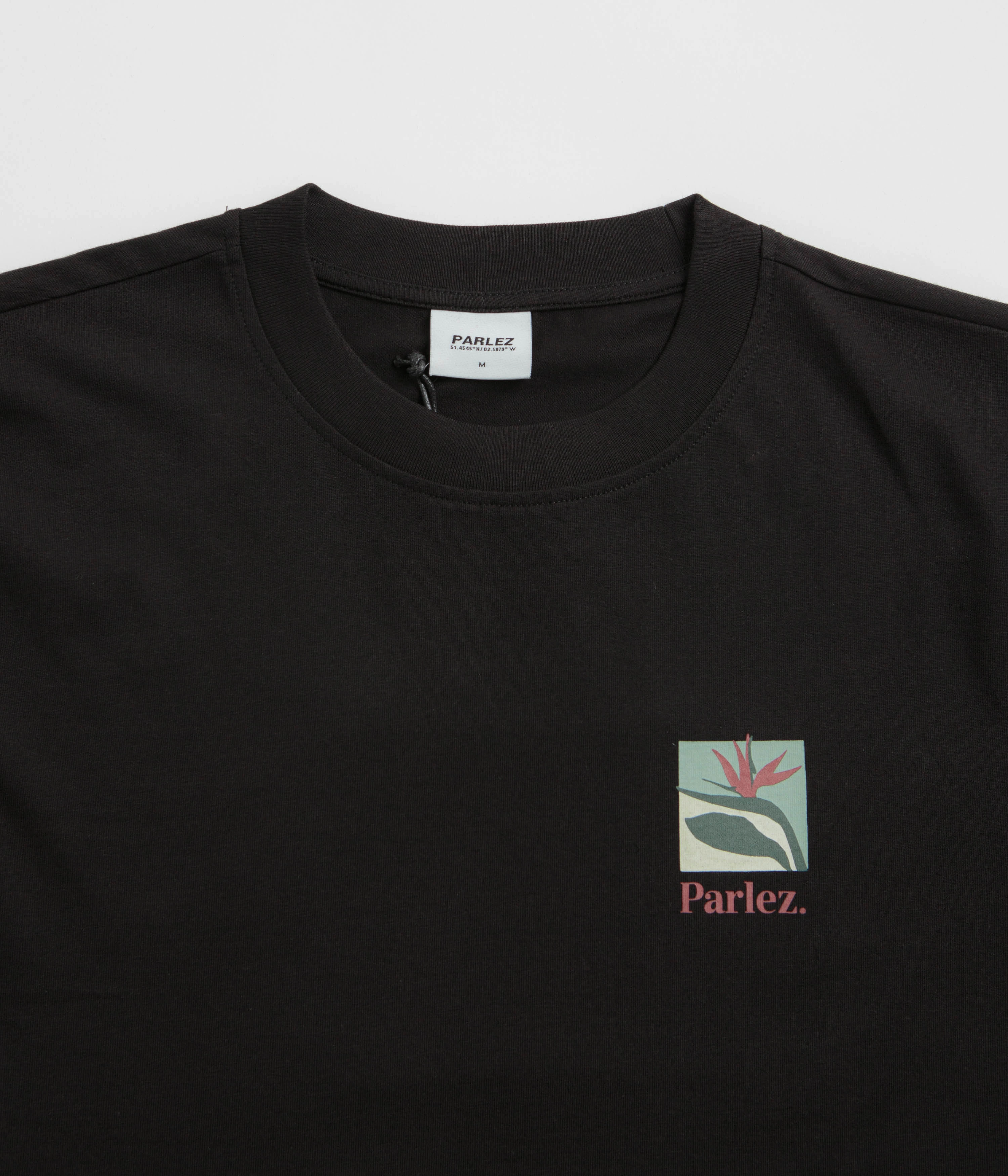 OdorResistantTechnology Parlez Flora T-Shirt - Black