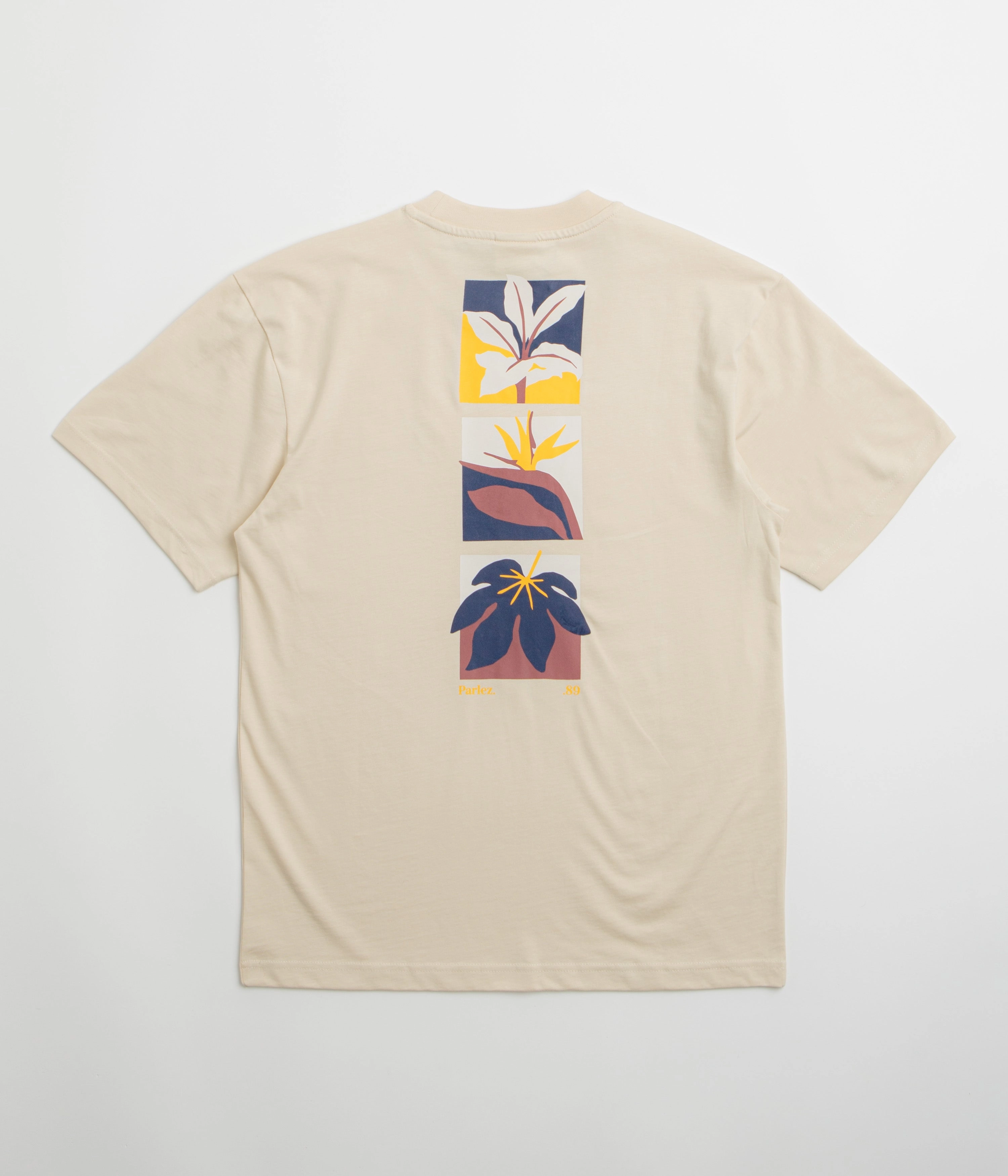 Parlez Flora T-Shirt - Shell Durable Stitching Ribbed Collar Design
