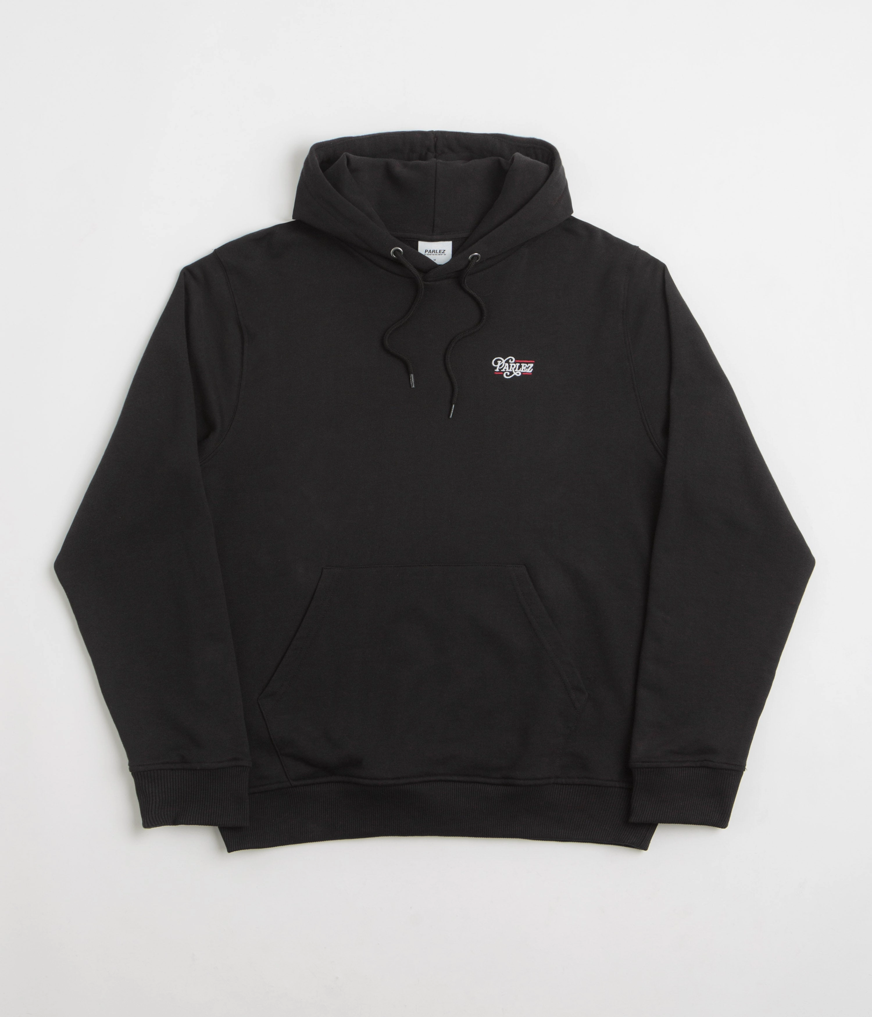 Canadian style Zippered Front Parlez Gratis Hoodie - Black
