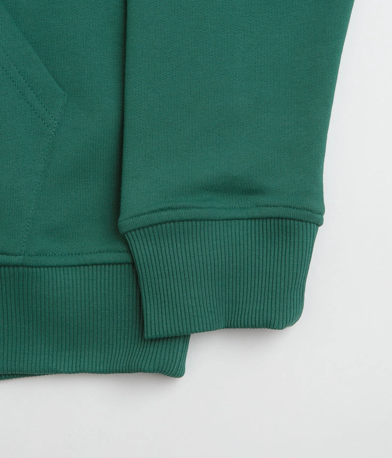 Celebrity Worn Contrast Inner Layer Parlez Gratis Hoodie - Pacific Green