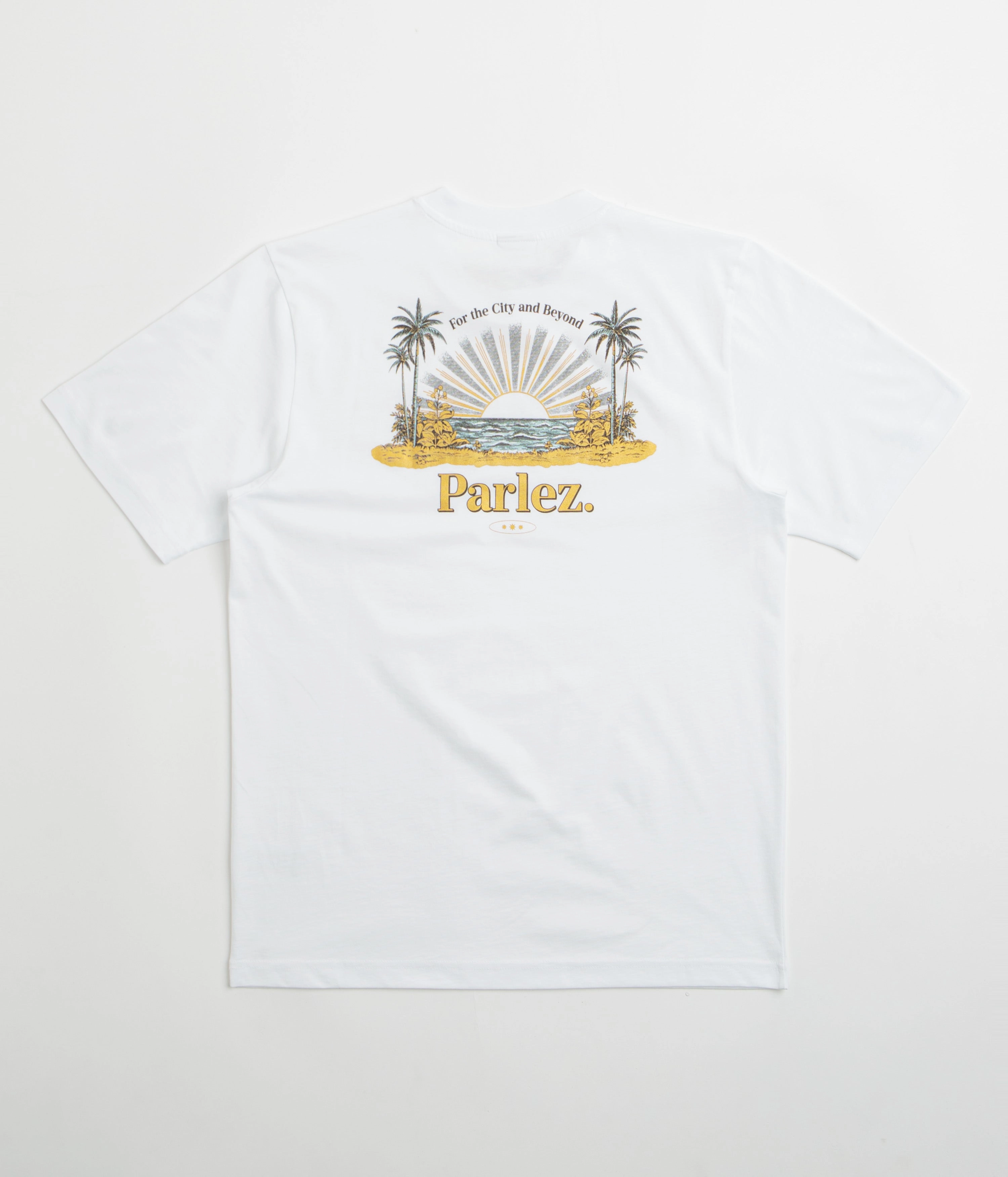 sporty wear Structured silhouette Parlez Occasus T-Shirt - White