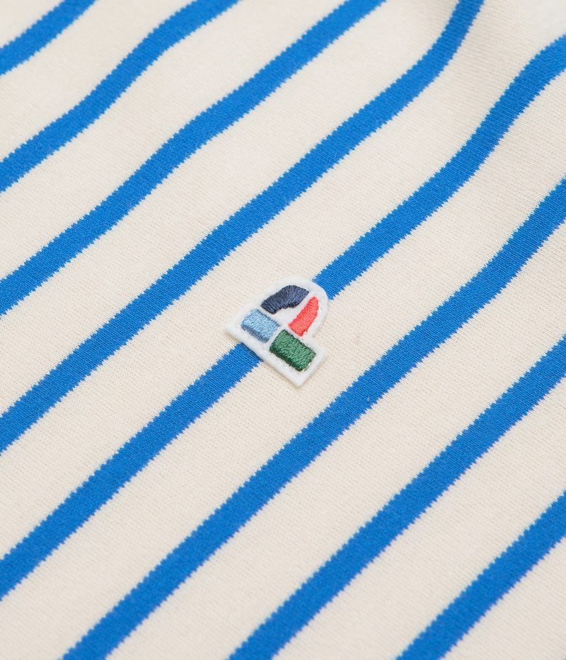 Parlez Shore YD Stripe Long Sleeve T-Shirt - Azure Smart Comfort