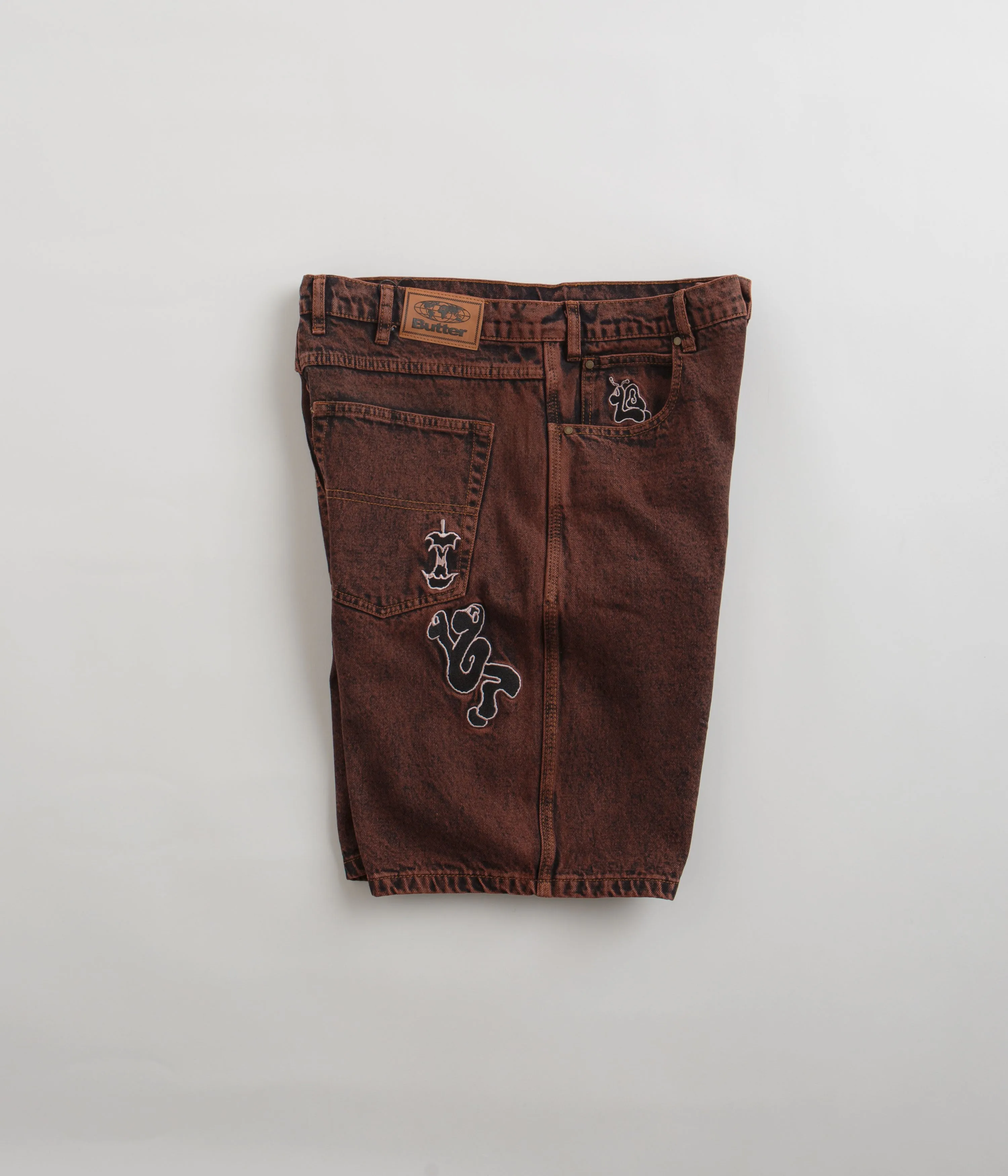 Cycling shorts Butter Goods Critter Baggy Denim Shorts - Brick