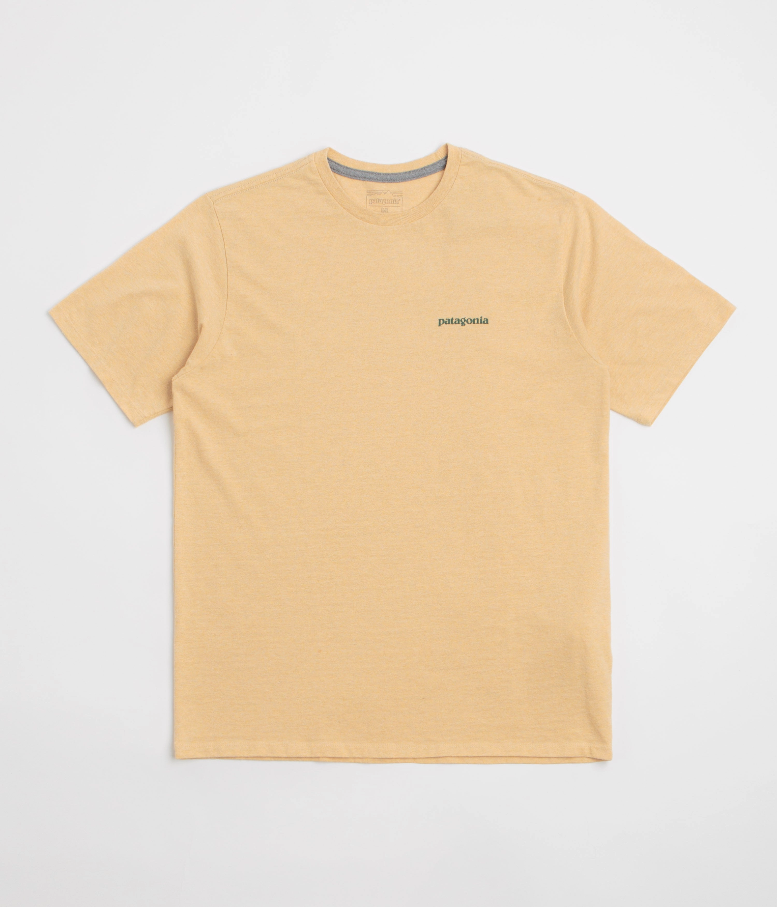 Compact Stitch Pattern Patagonia Flying Fish Responsibili-Tee T-Shirt - Flying Fish: Cliffs and Coves Conifer Green