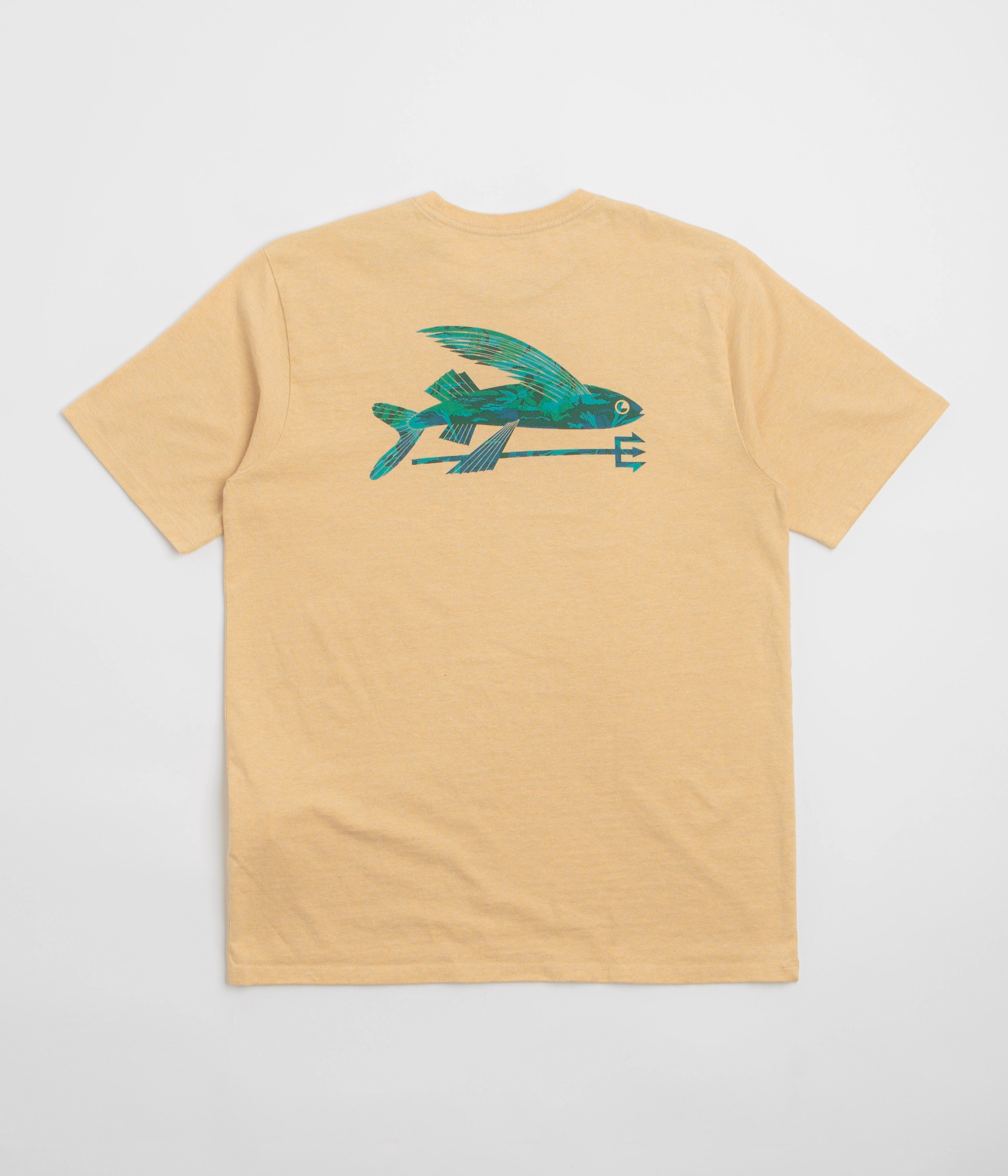 Patagonia Flying Fish Responsibili-Tee T-Shirt - Flying Fish: Cliffs and Coves Conifer Green Everyday Trend
