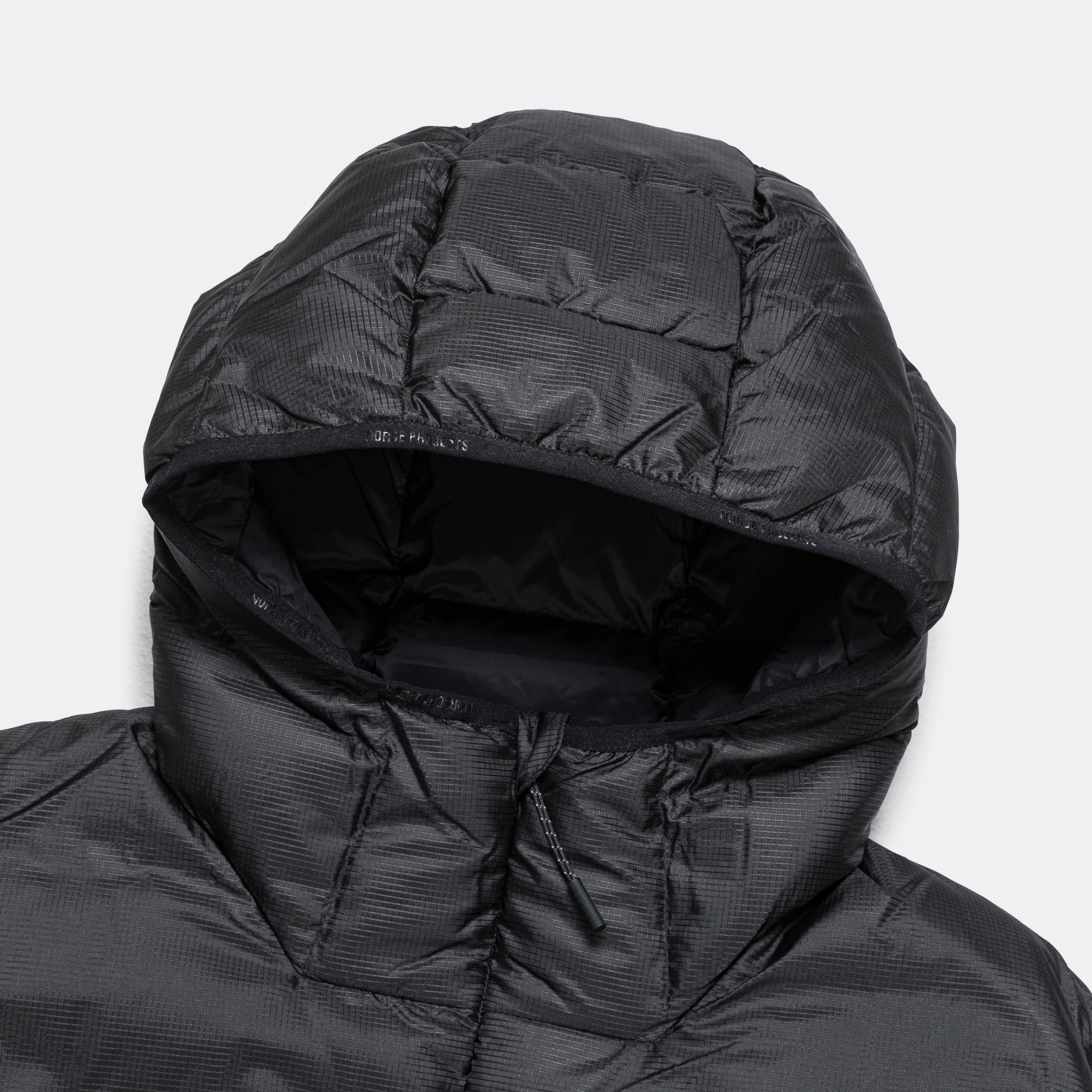 Pasmo Rip Hooded Down Gilet - Black MultiPocket Layout Very Cold