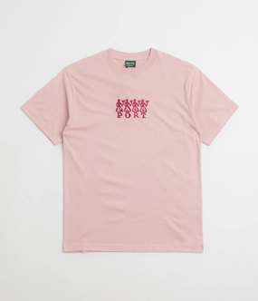 Pass Port 4 Flowers Organic T-Shirt - Dusty Pink Everyday Casual