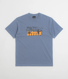 Pass Port Closin' Time T-Shirt - Washed Out Blue Easy Comfort