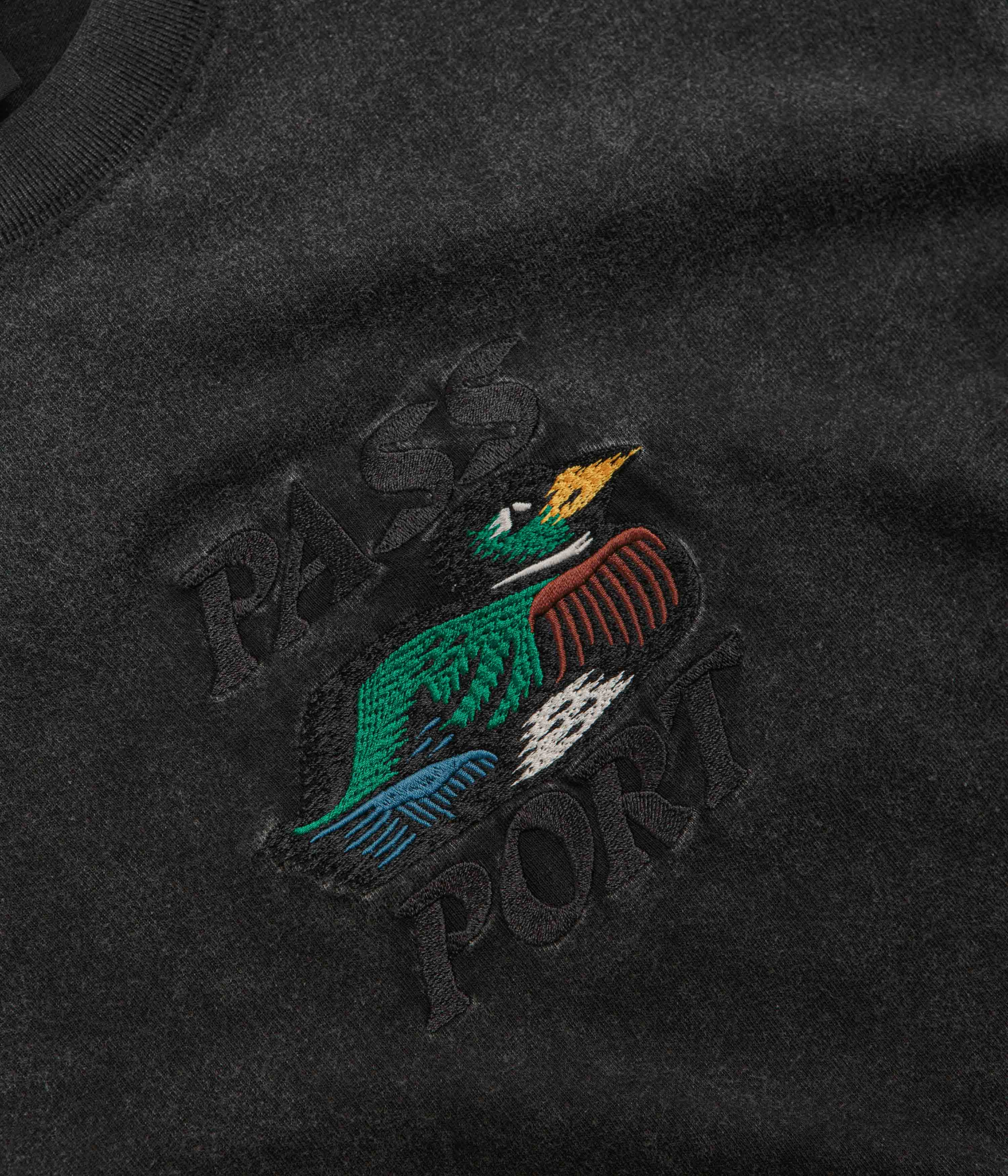casual outing Simple and Cozy Pass Port Fast Duck T-Shirt - Black Acid