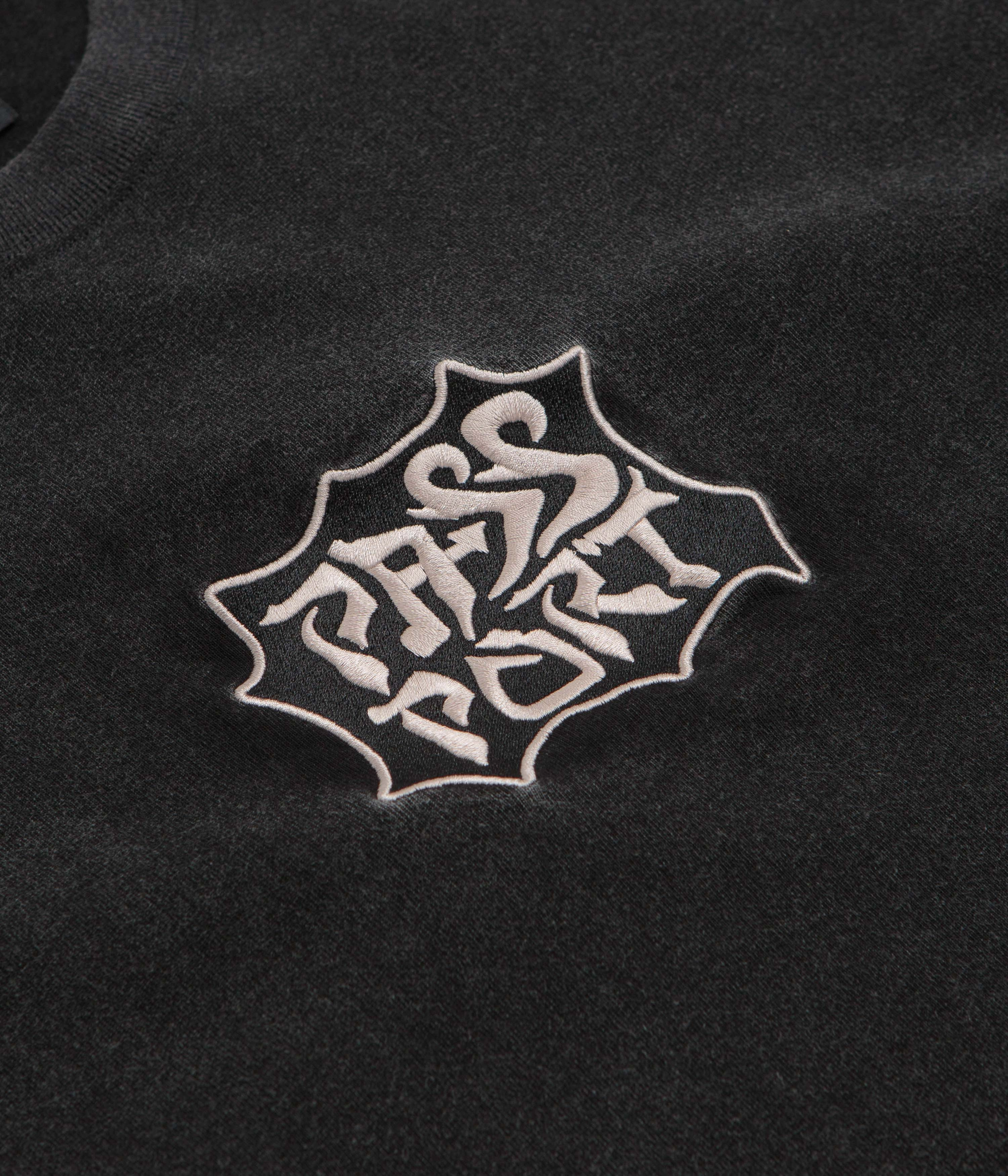 Pass Port Glyph T-Shirt - Acid Black Relaxing Fit Sustainable Packaging