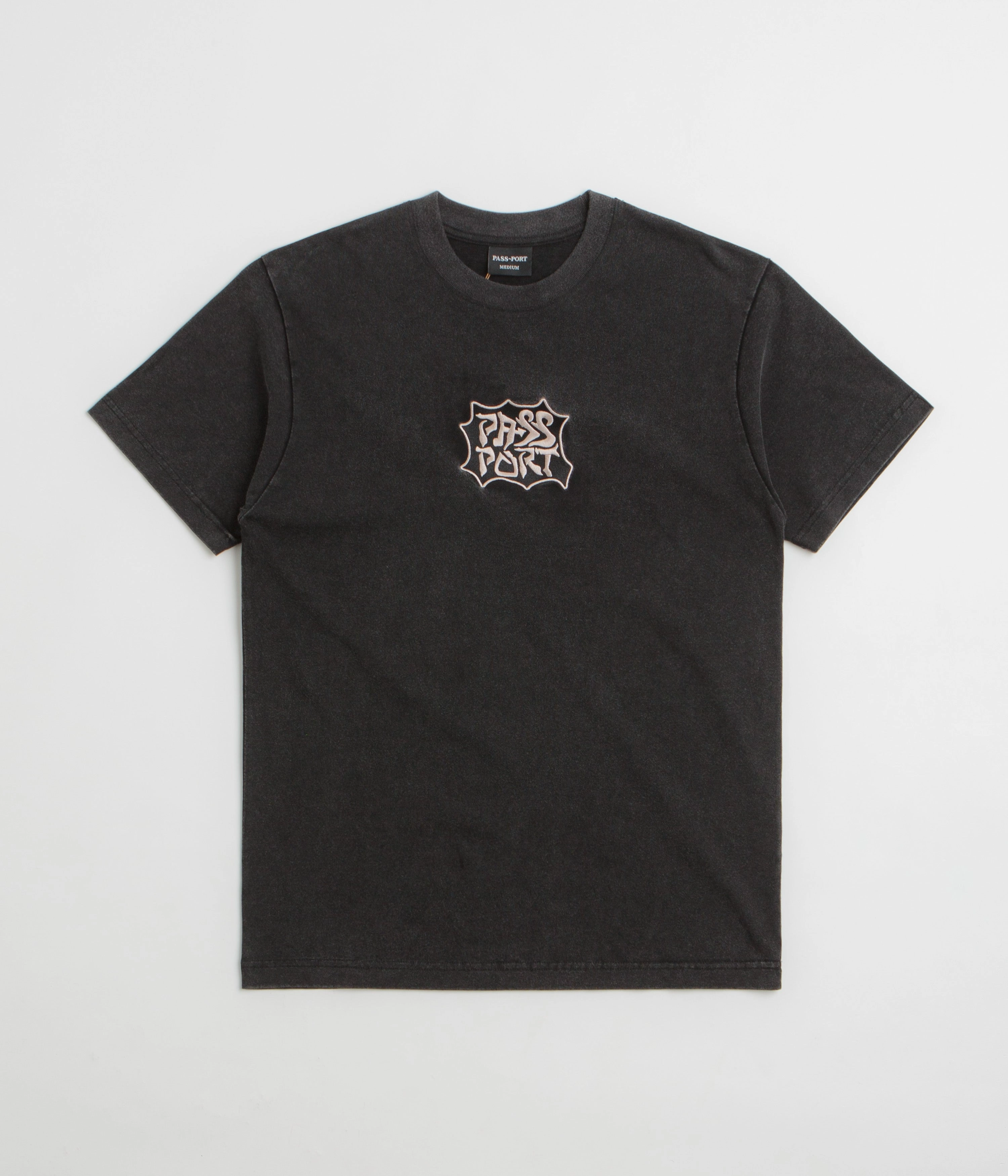 Pass Port Glyph T-Shirt - Acid Black Cozy and Light