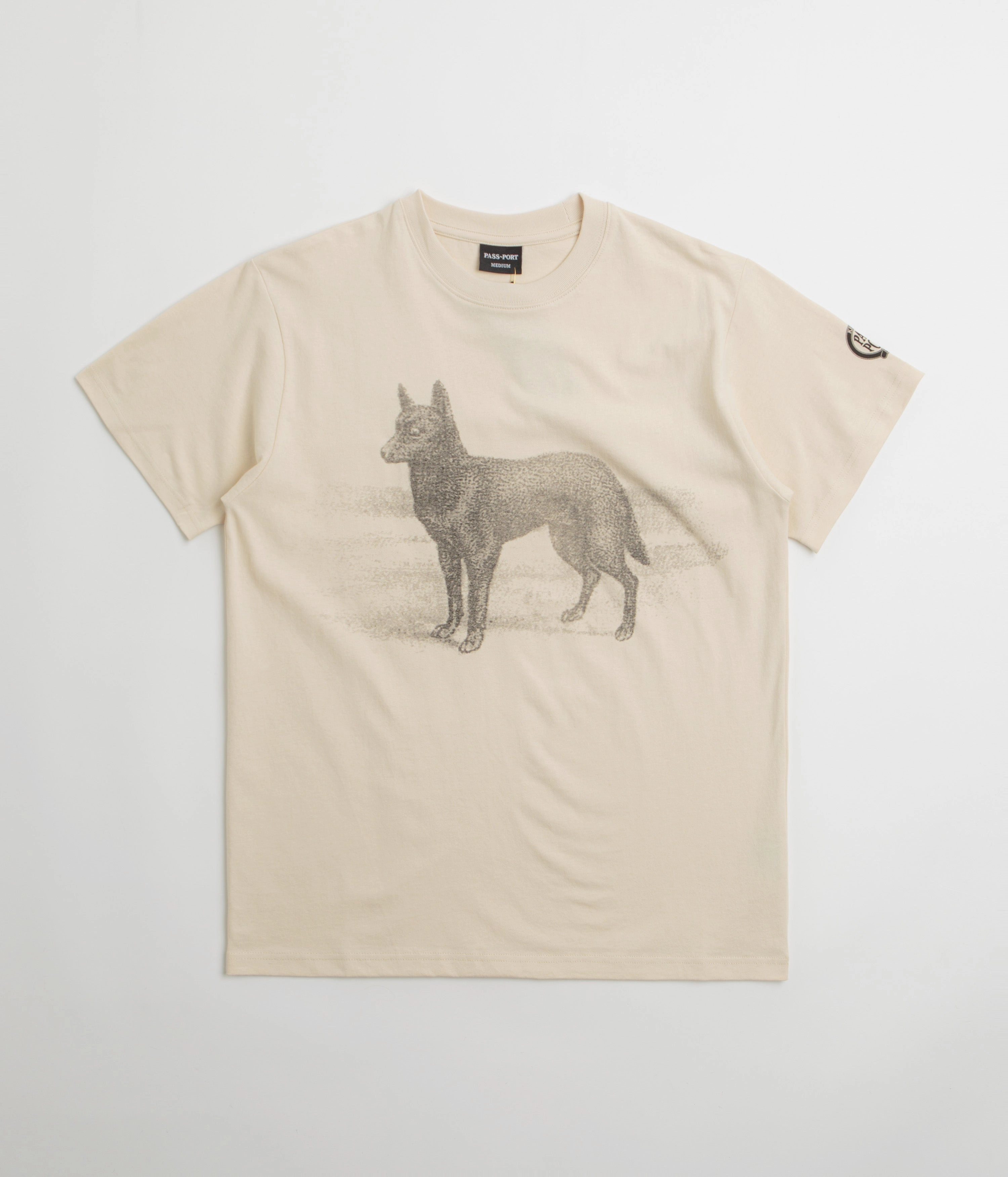 AllSeasonWear Beaded details Pass Port Kelpie T-Shirt - Natural