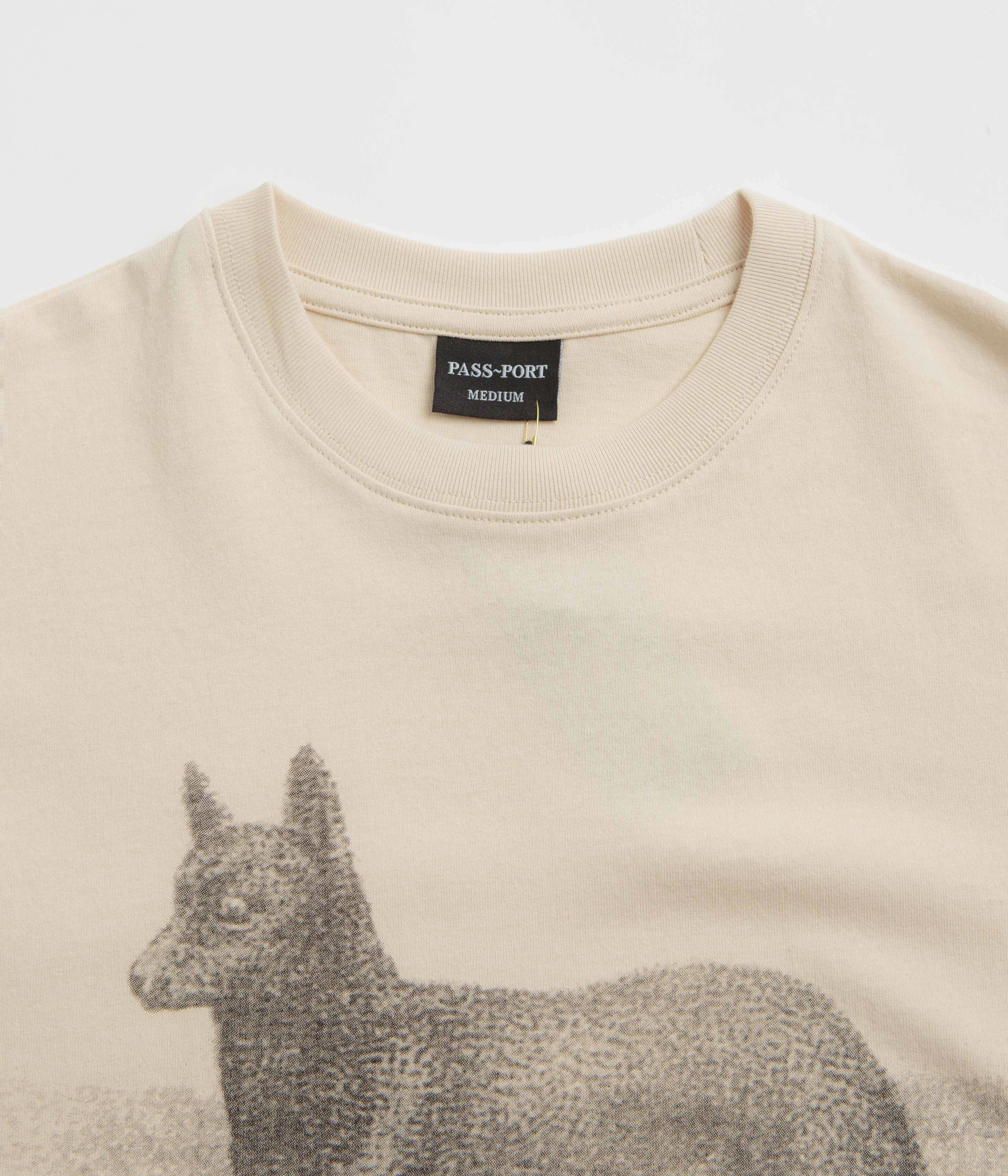 Layered Look Pass Port Kelpie T-Shirt - Natural