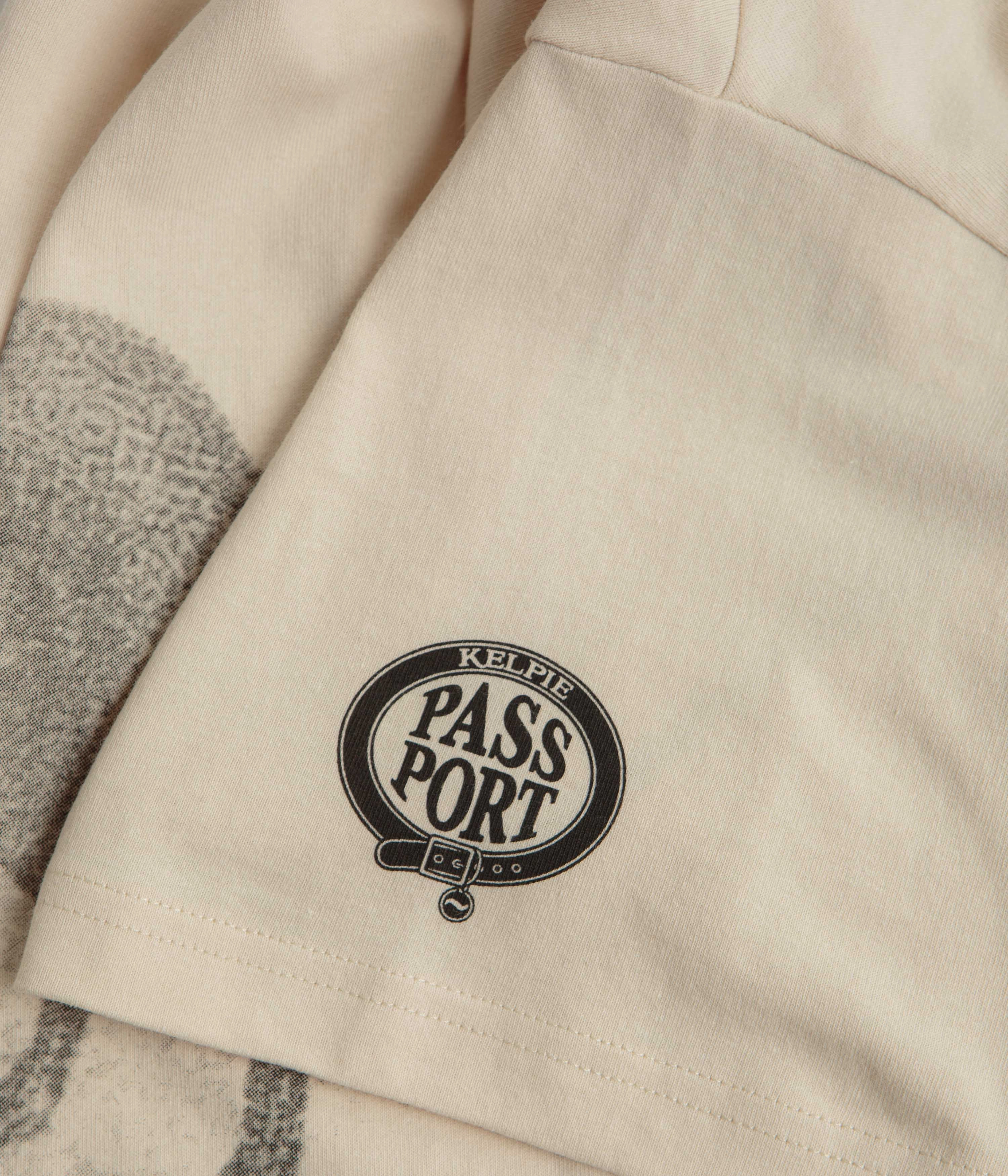 Everyday apparel Pass Port Kelpie T-Shirt - Natural
