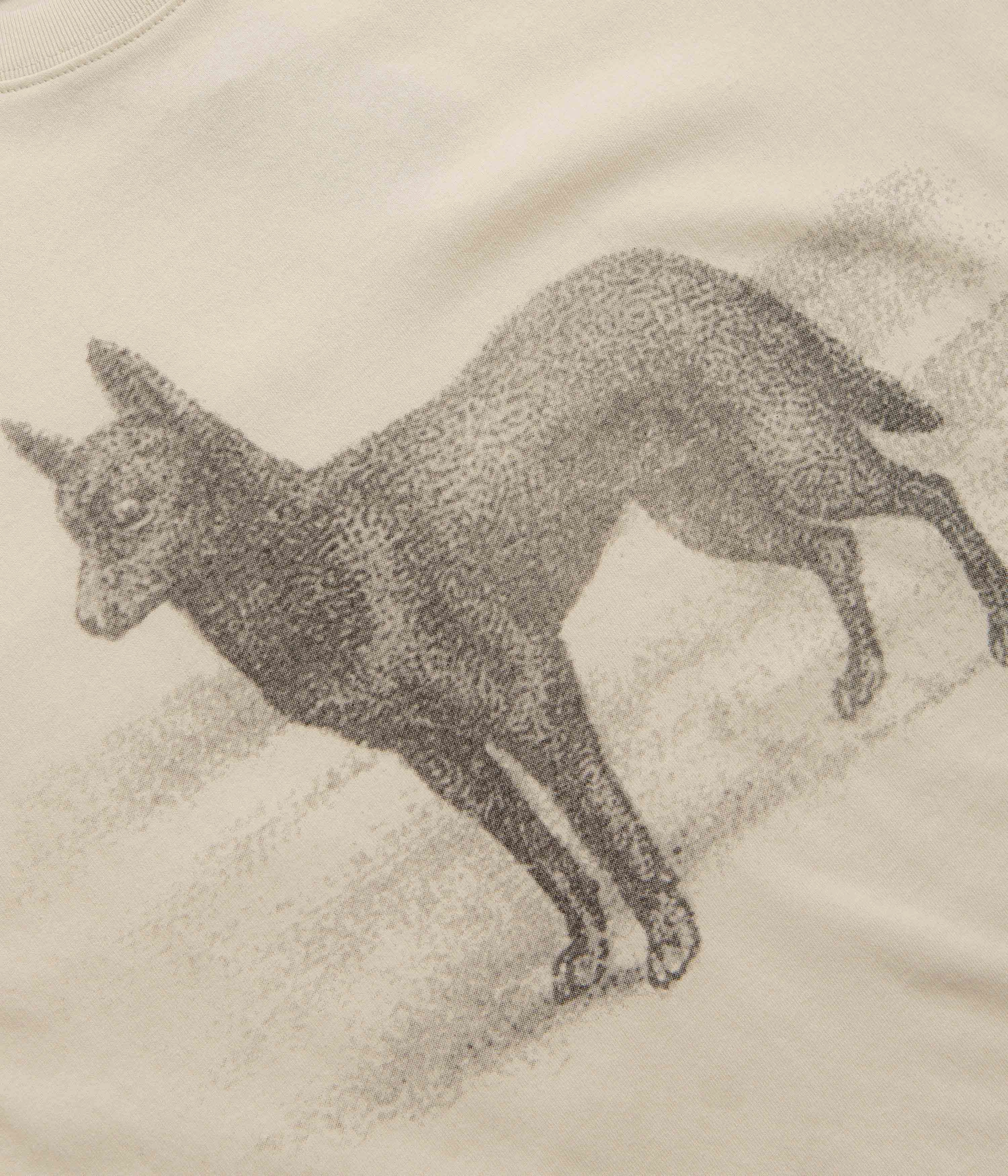 Pass Port Kelpie T-Shirt - Natural Breathable mesh panel Stretchable Weave