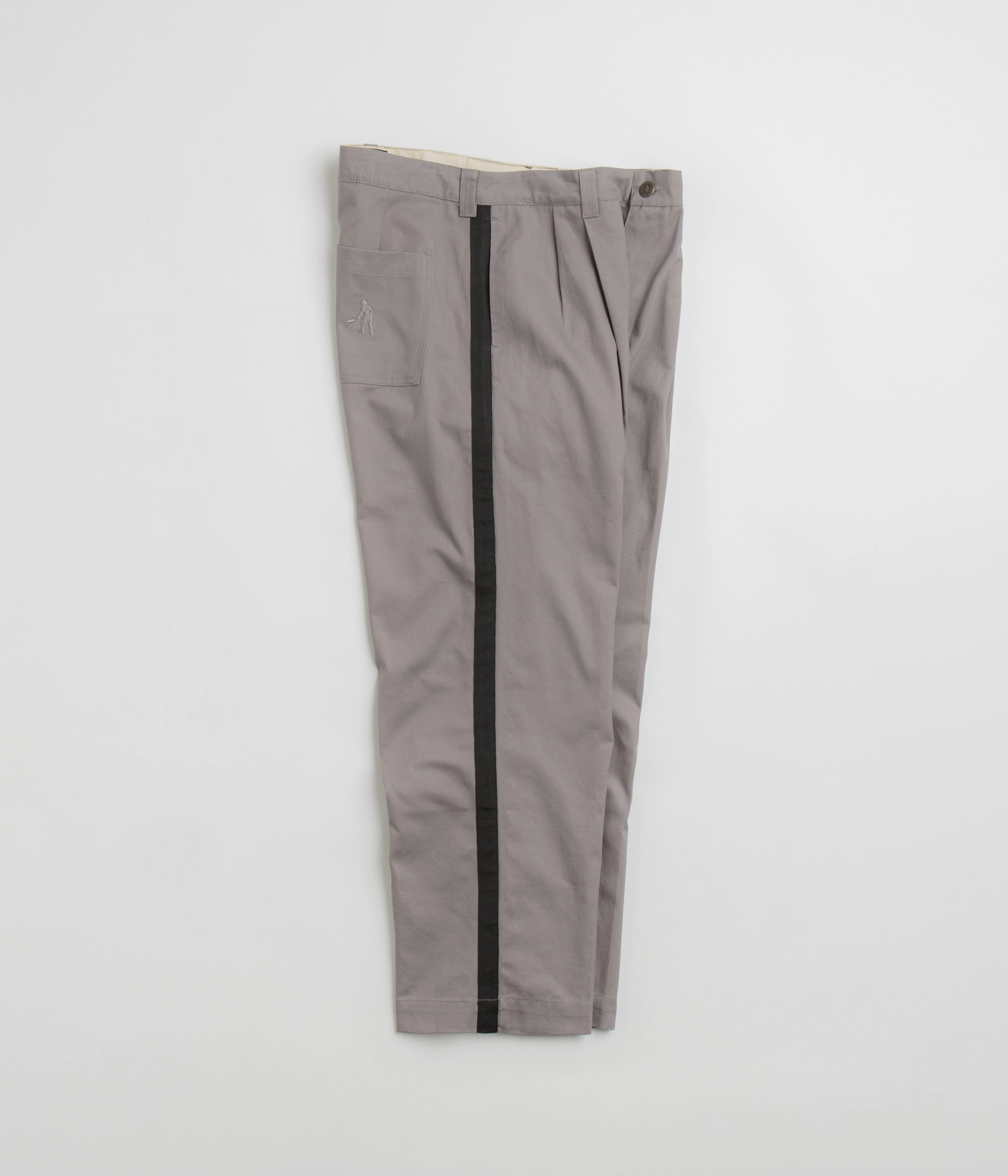 Carbon Infused Fabric Quick Pack Pass Port Leagues Club Striped Pants - Grey / Black