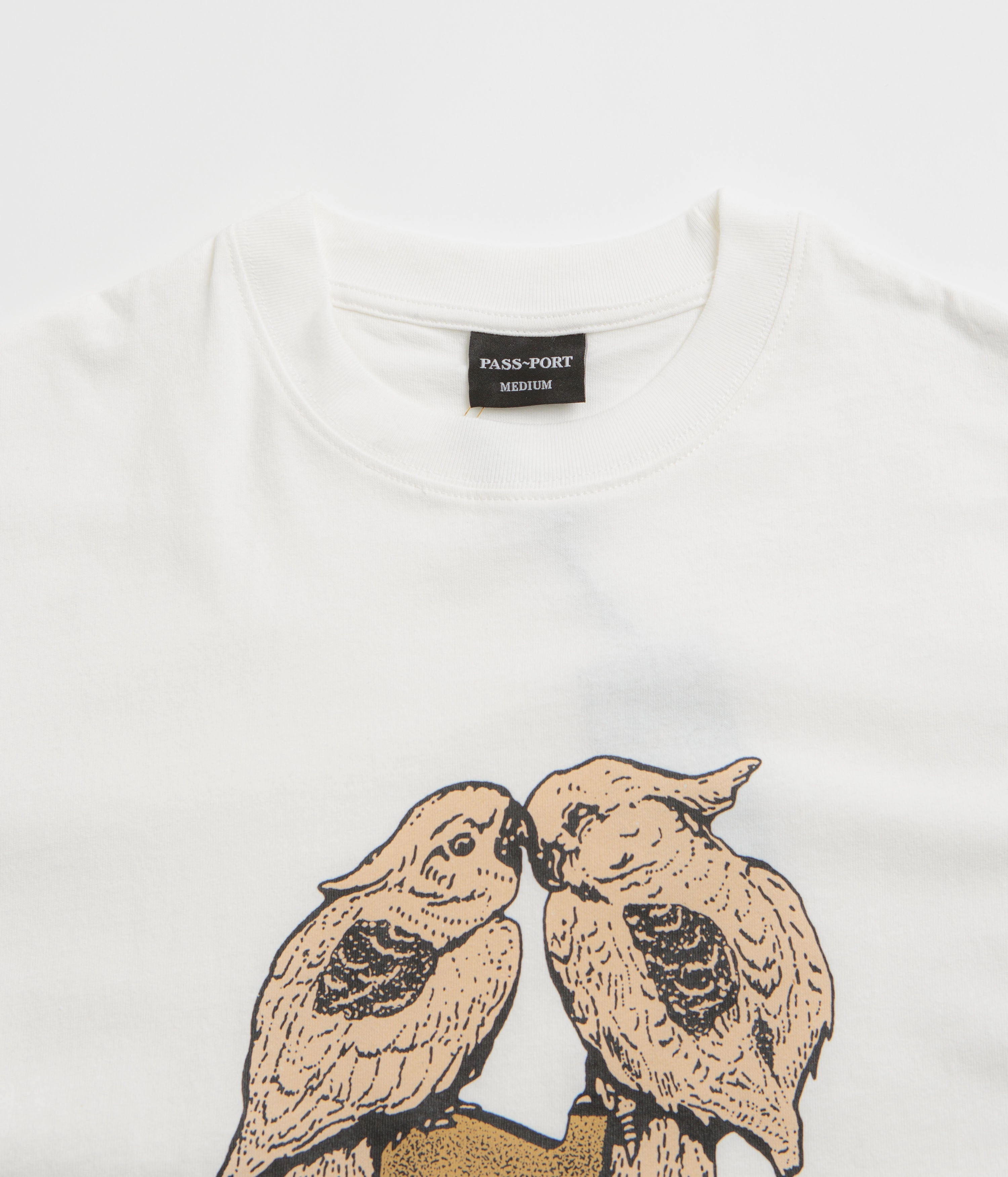 EcoFriendly Dye Pass Port Nesting T-Shirt - White