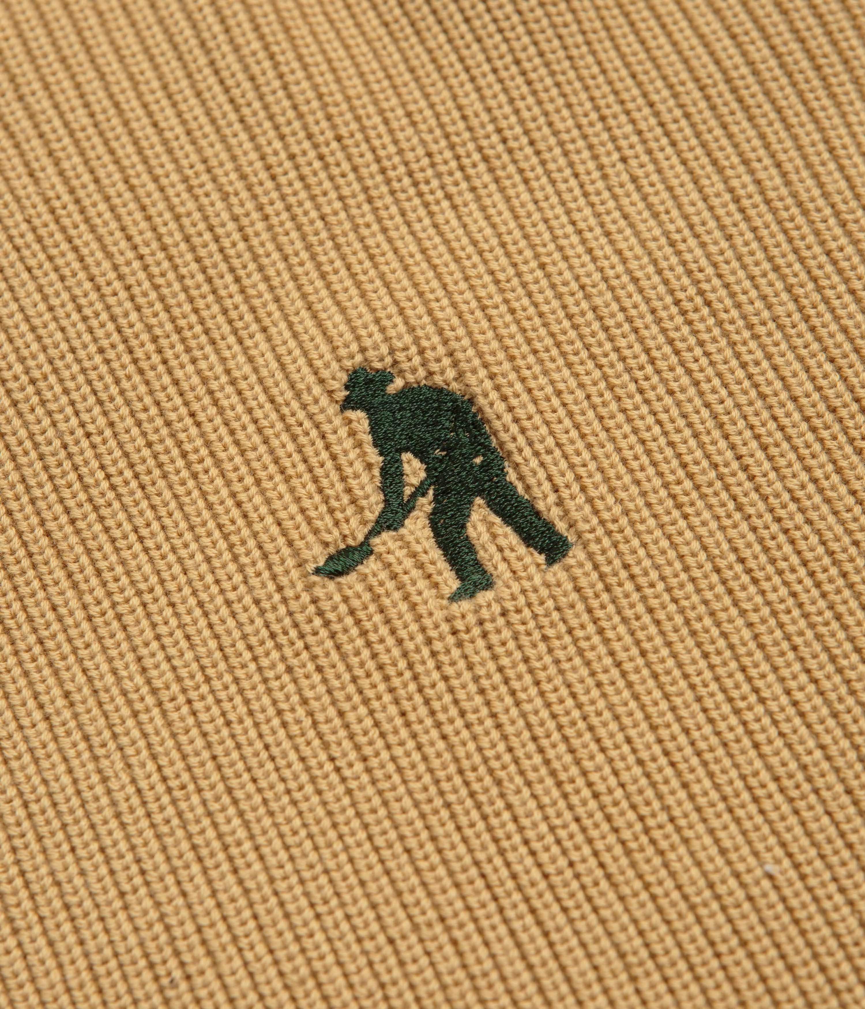 Street Active Pass Port Organic Cotton Stripe Knit Sweatshirt - Cream