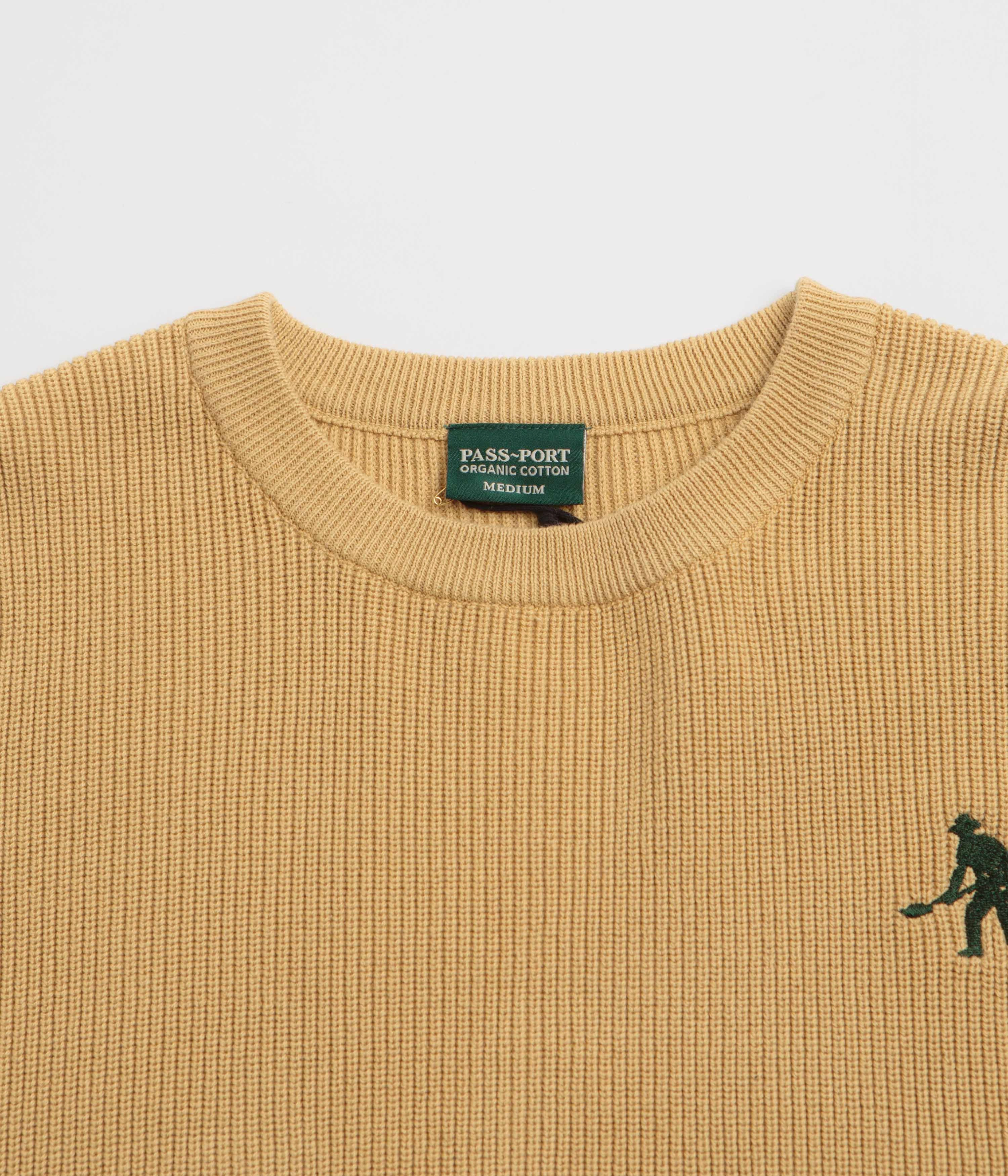 Pass Port Organic Cotton Stripe Knit Sweatshirt - Cream Trendy Style product vacation wearability