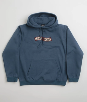 Generous Hood Space All Weather Outfit Pass Port Red Flag Hoodie - Harbour Blue