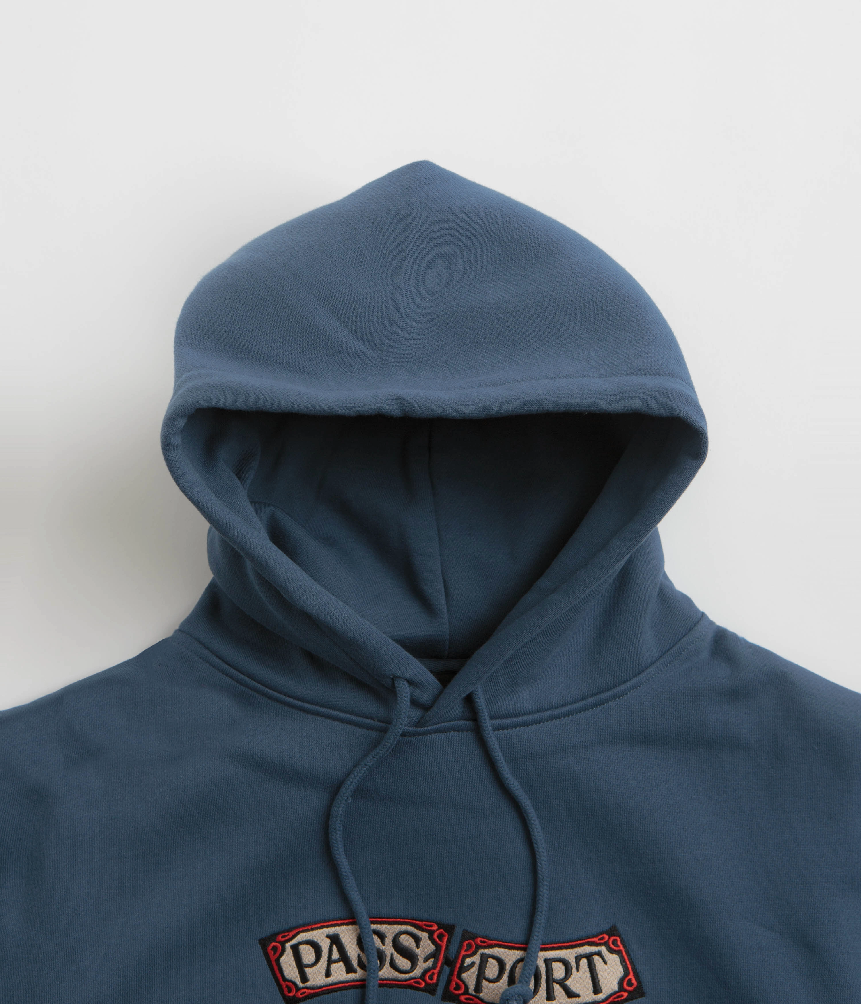Street Edge Pass Port Red Flag Hoodie - Harbour Blue