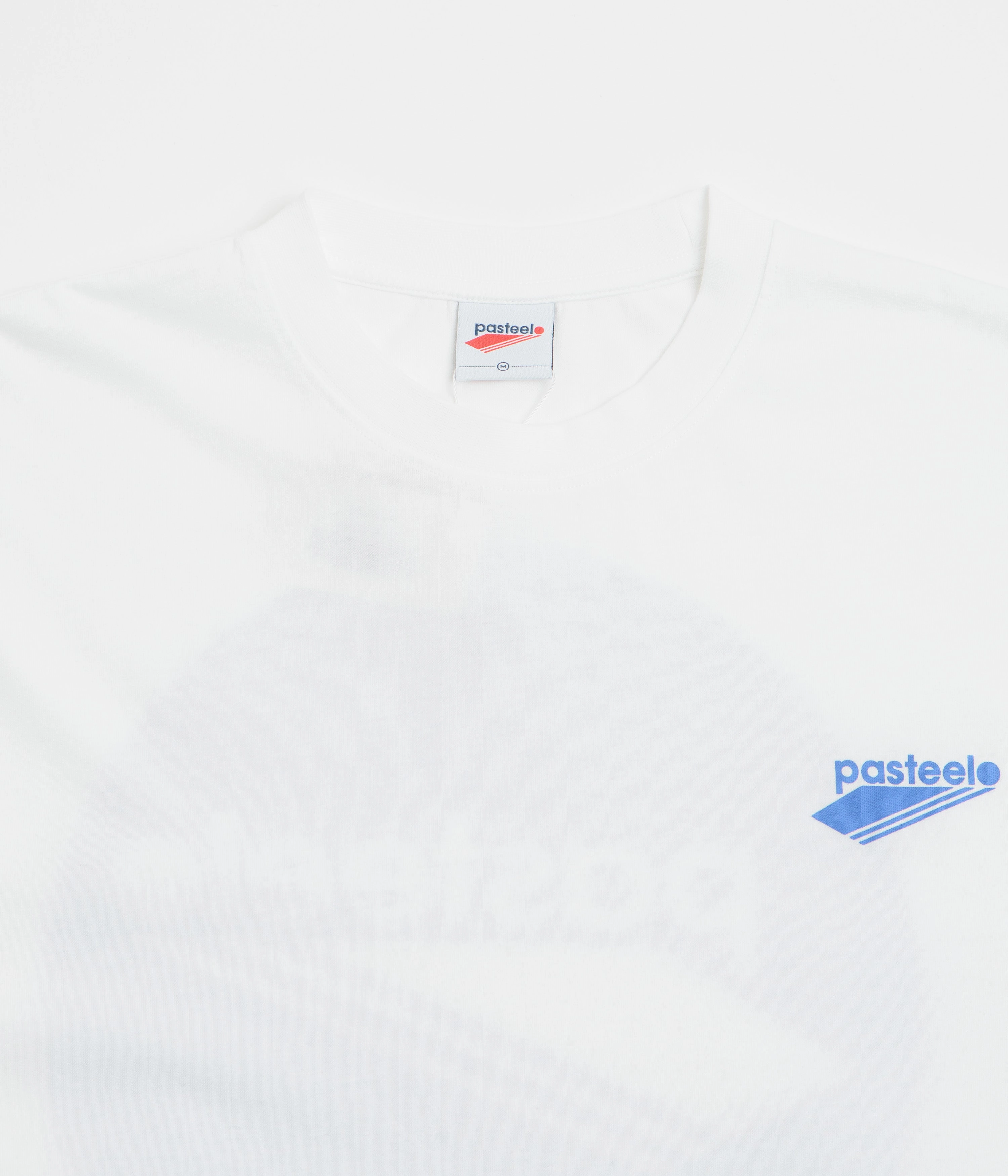 Light and Breathable Non Toxic Materials Pasteelo Big Dot T-Shirt - White