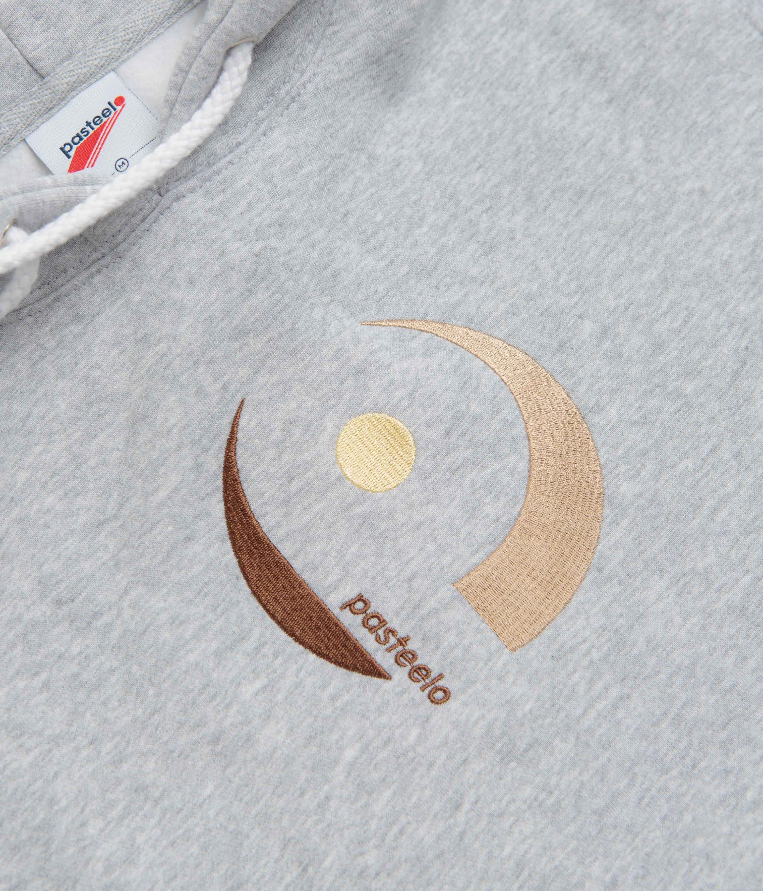 Athleisure Look Georgette details Pasteelo Embroidered Play Hoodie - Heather Grey