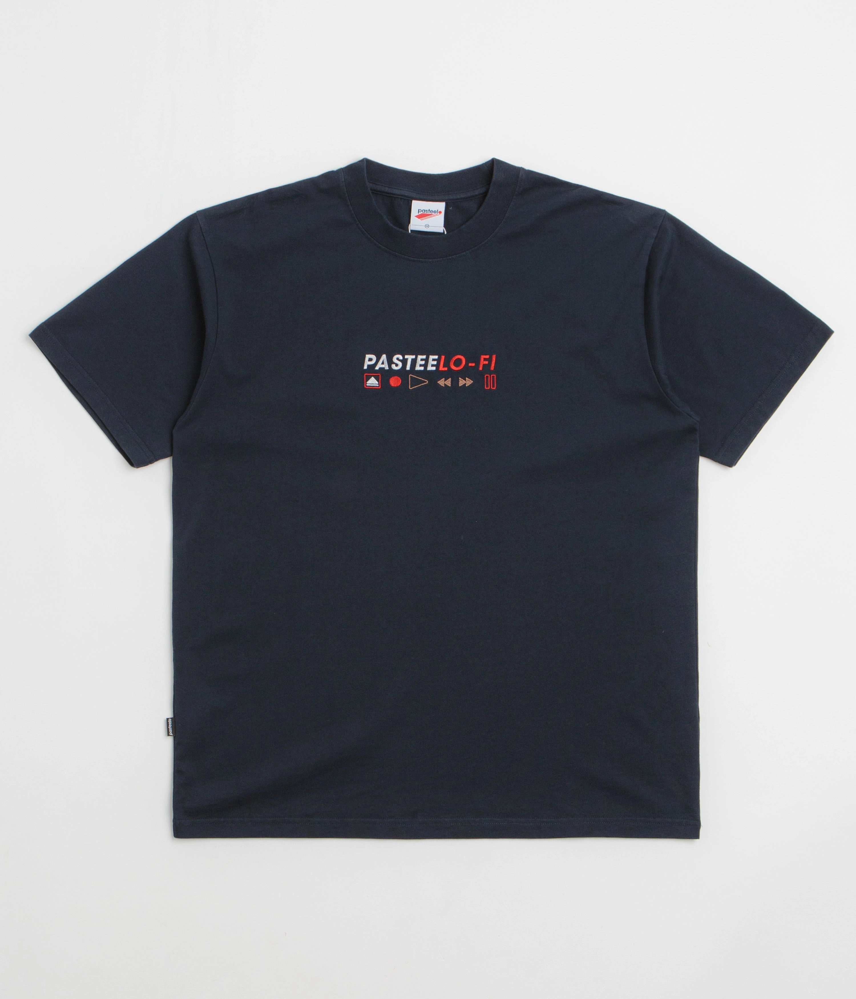 Urban Streetwear Relaxed Fit Pasteelo Lo-Fi T-Shirt - Midnight