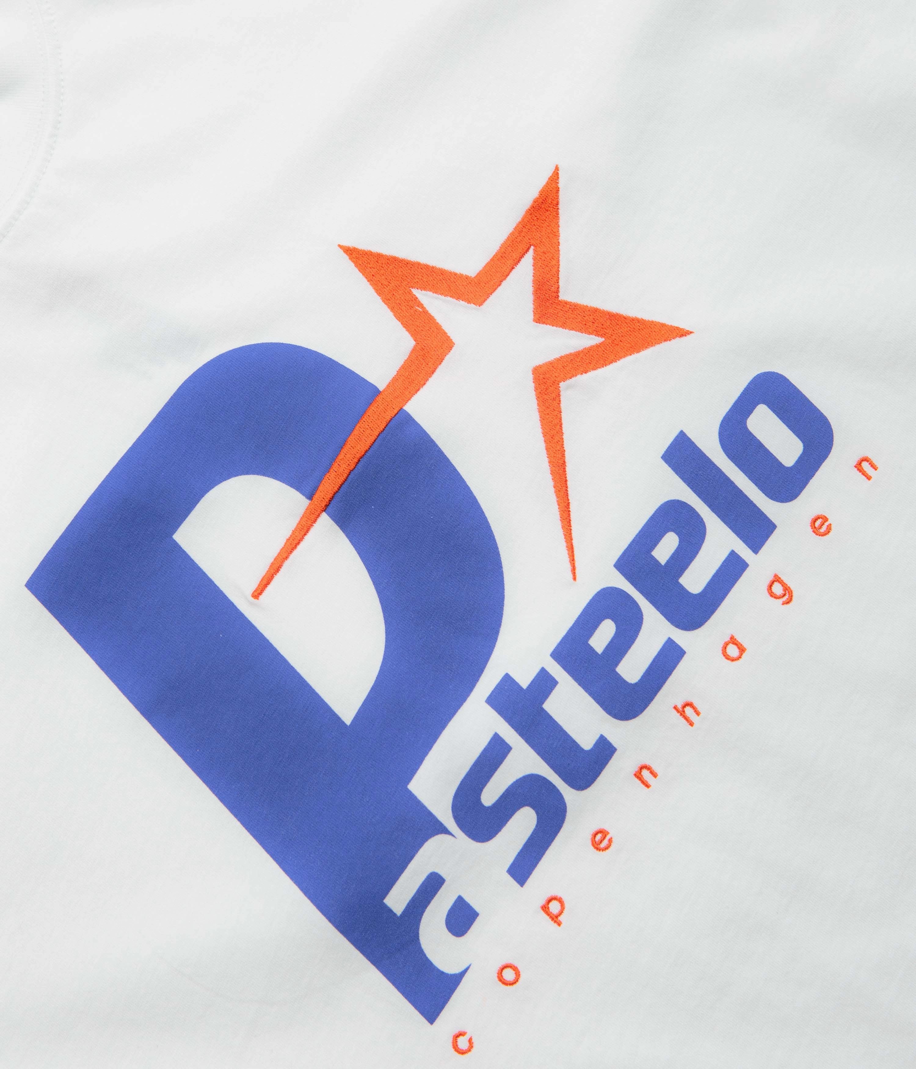 Pasteelo P Steelo T-Shirt - White Odor-resistant Simple and Cozy
