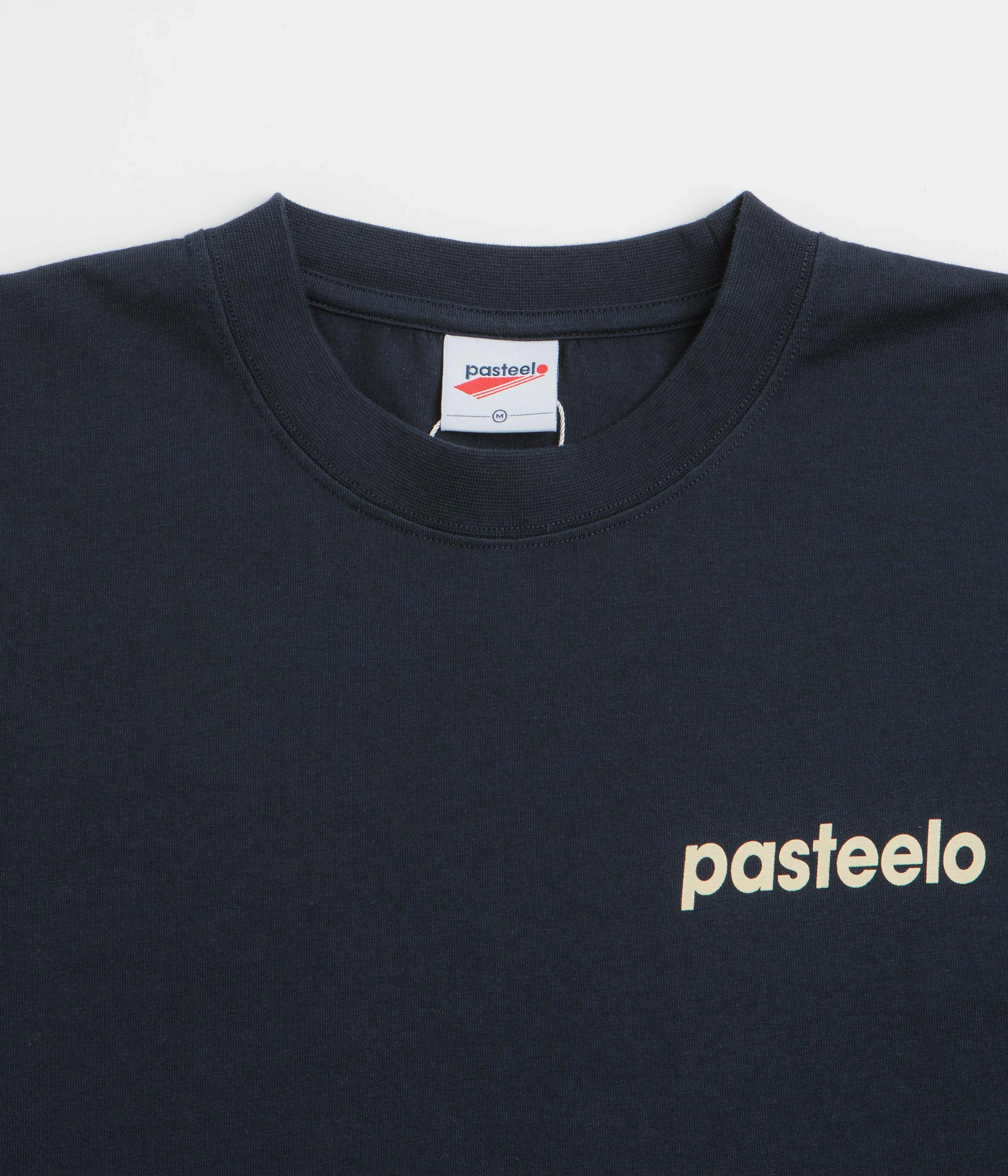 Casual Layering Wear Fashionable Pasteelo Play T-Shirt - Navy