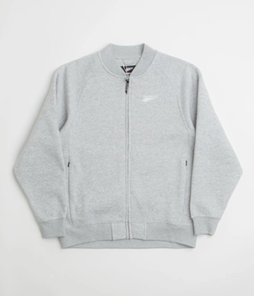 Pasteelo Zip Up Trainer Sweatshirt - Heather Grey Casual Elegance