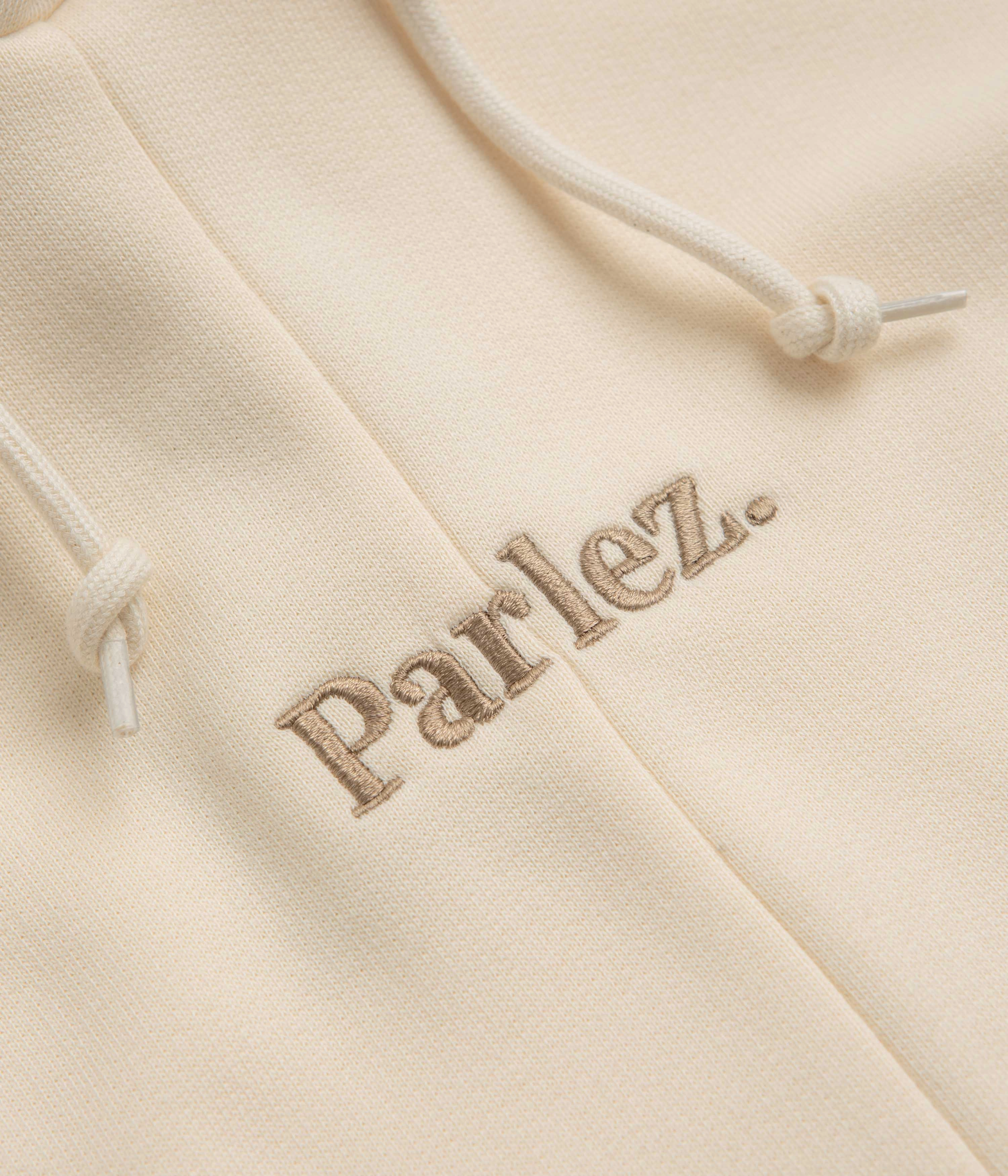 Breathable Material Walrus like Parlez Benito Hoodie - Ecru