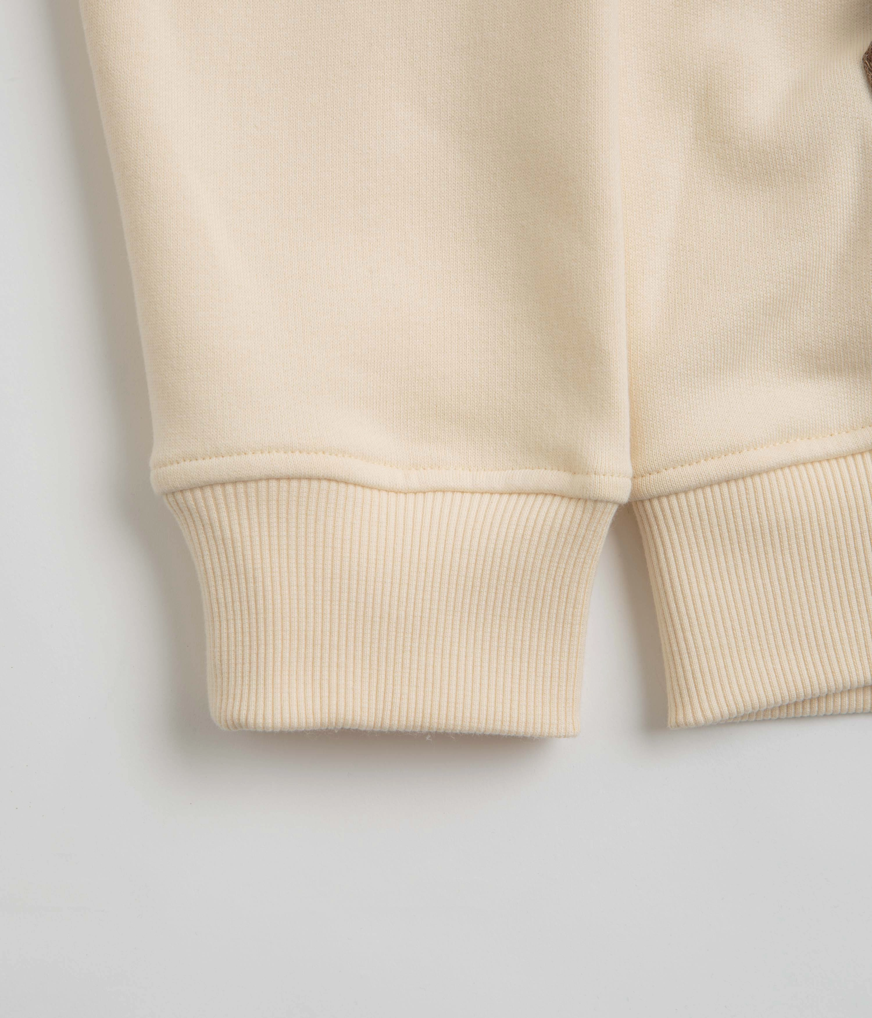 Black bear like Parlez Benito Hoodie - Ecru