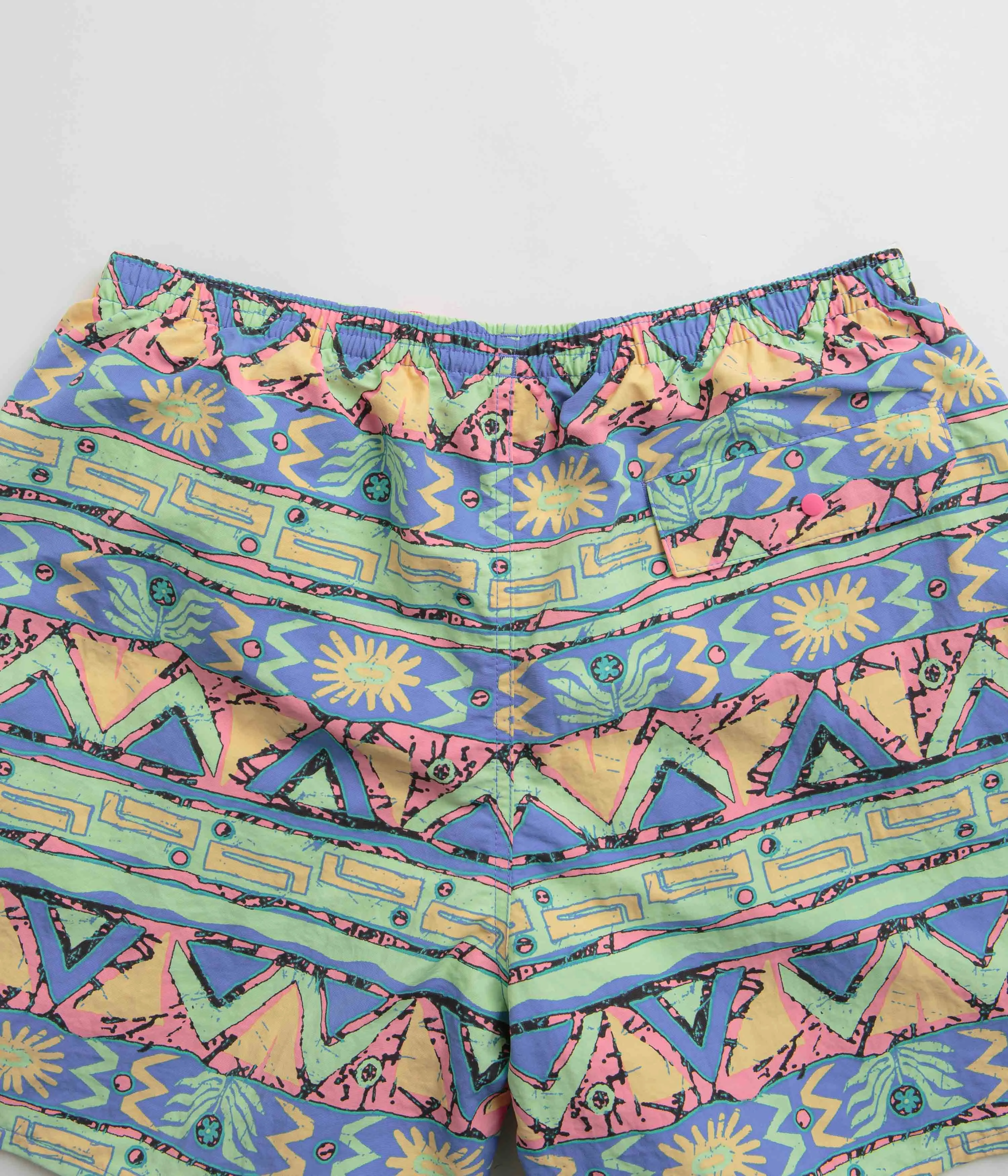 Patagonia Baggies 5" Shorts - High Hopes Geo: Salamander Green Handmade Fresh Day