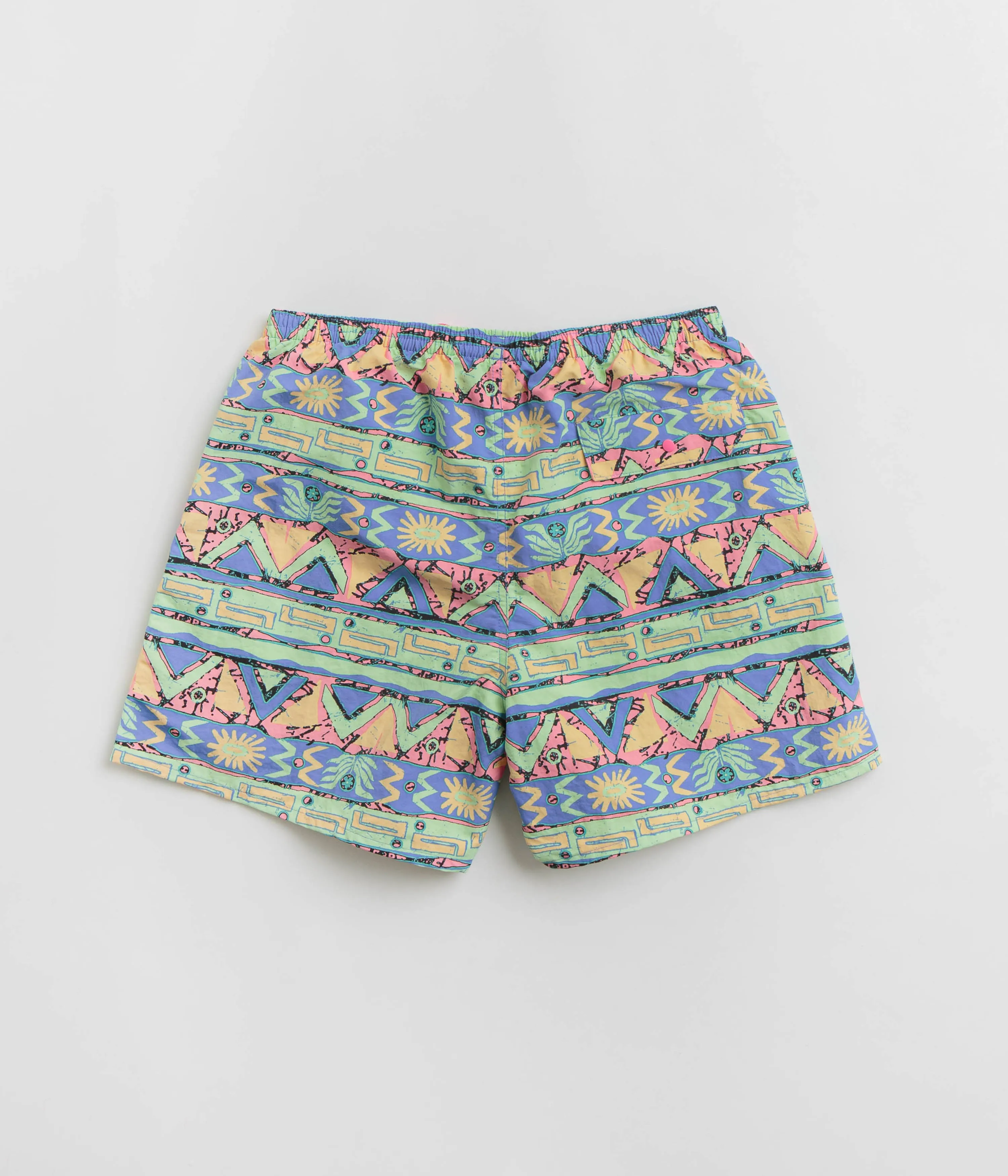 Patagonia Baggies 5" Shorts - High Hopes Geo: Salamander Green Running Gear Odor-resistant