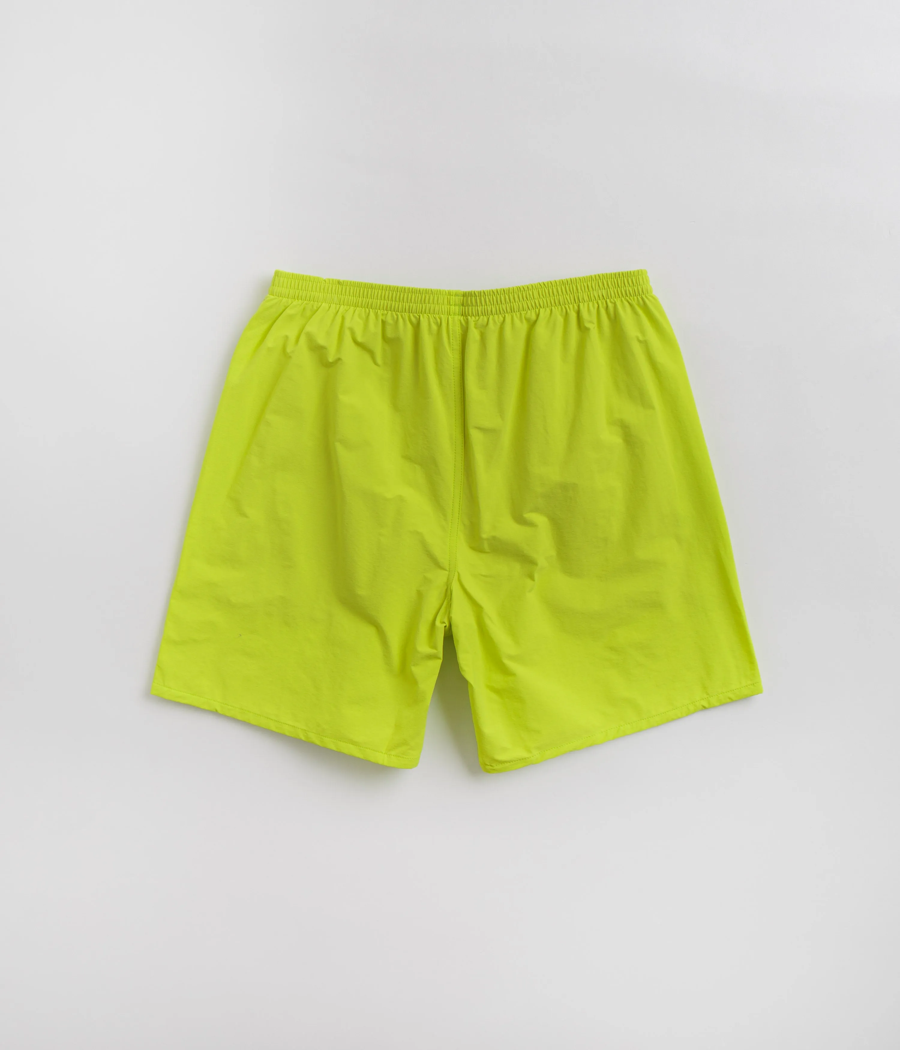 Silicone Gripper Strips Spandex shorts Patagonia Baggies Lights 6.5" Shorts - Phosphorus Green