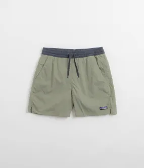 button-down look Patagonia Baggies Lights 6" Shorts - River Rock Green