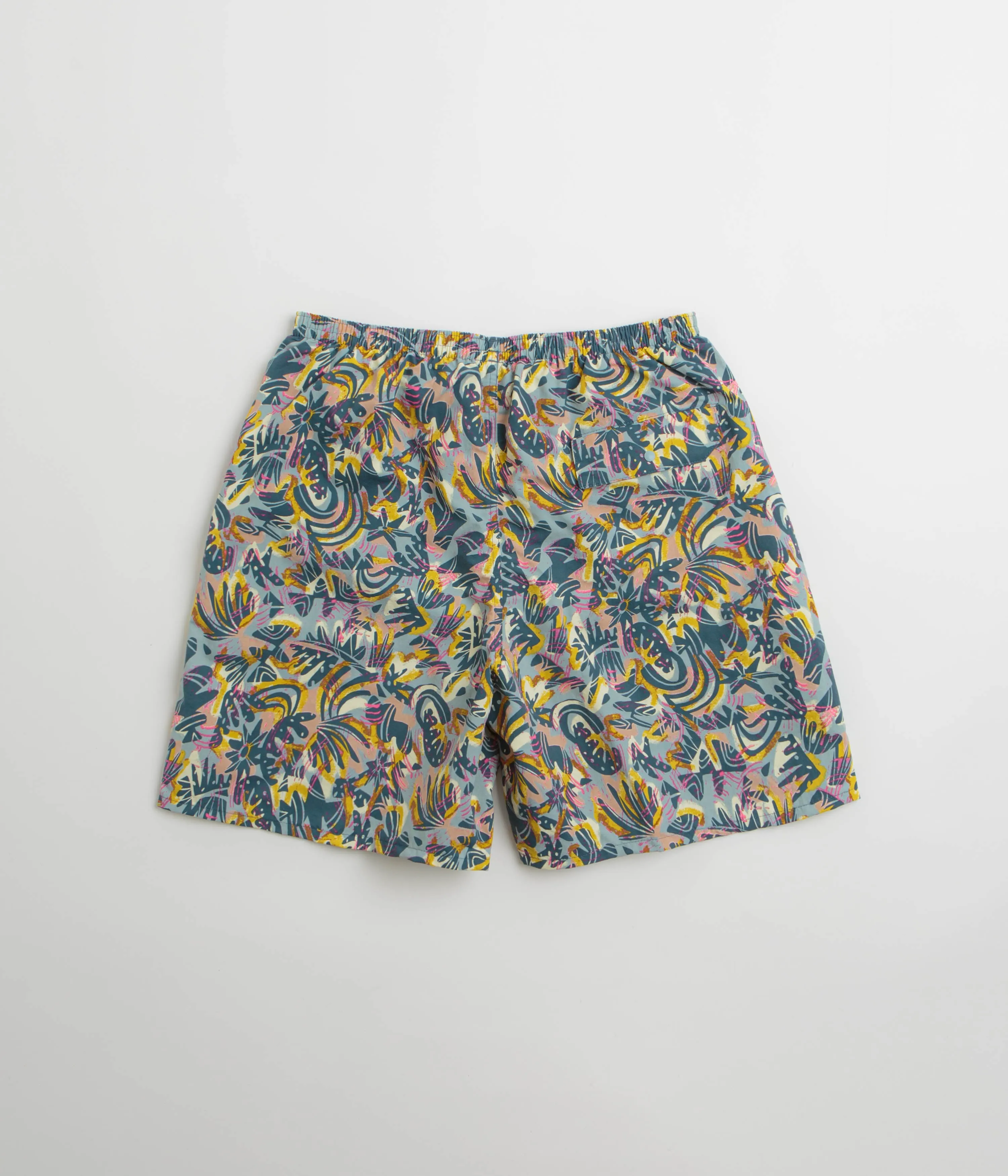 Patagonia Baggies Longs 7" Shorts - Wild Botanist: Tidal Teal Versatile Shorts