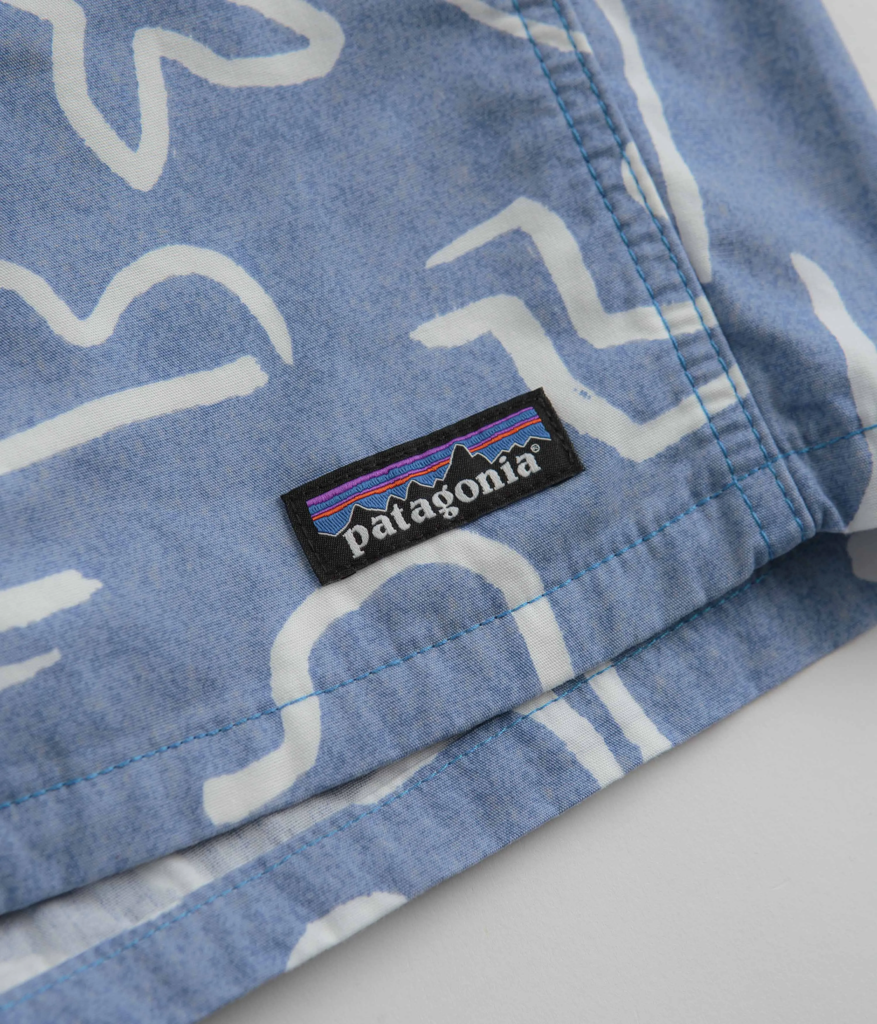 Effortless Wear Organic Cotton Patagonia Funhoggers Shorts - Channel Islands: Vessel Blue