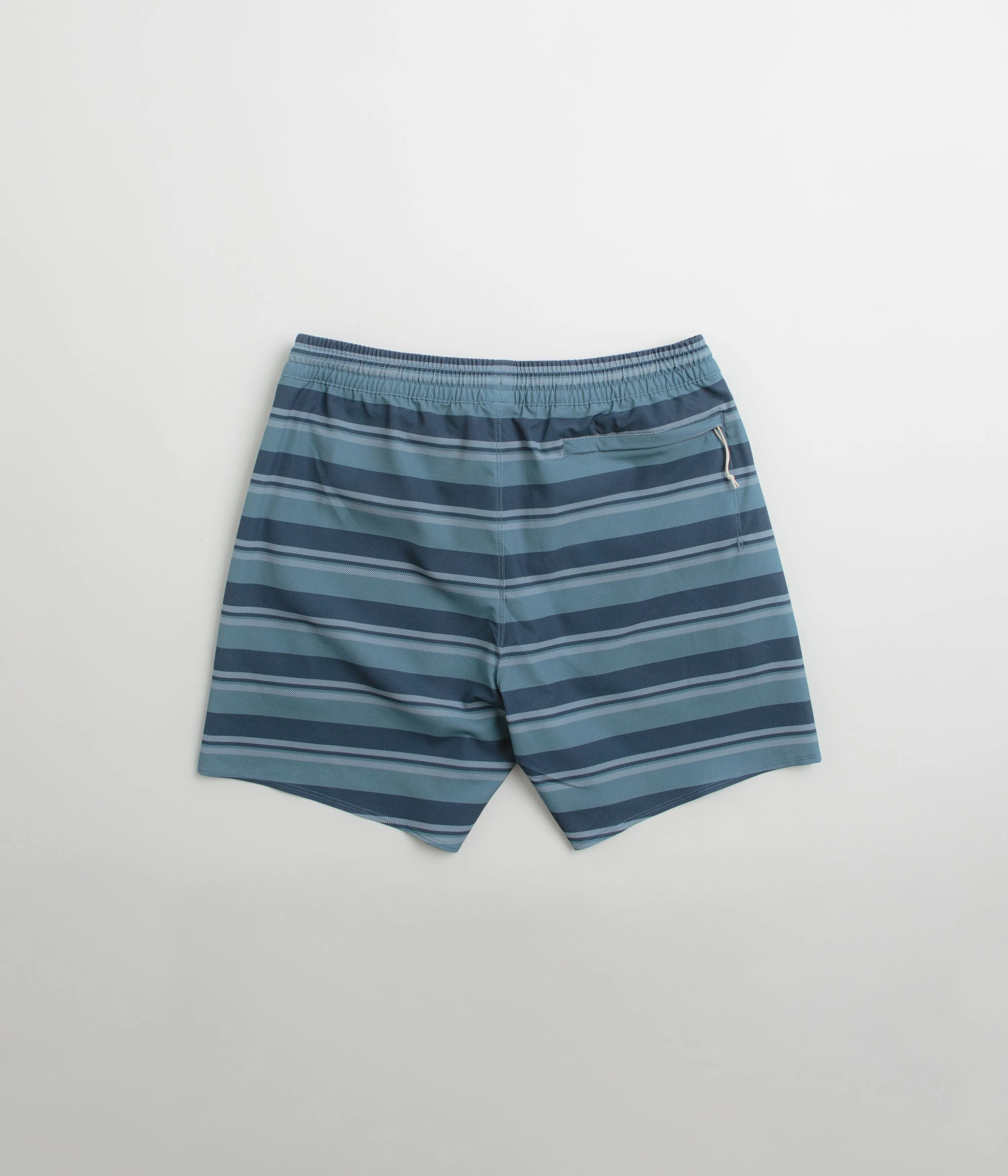 waterproof Patagonia Hydropeak Volley 16" Shorts - Twinnie Stripe: Still Blue