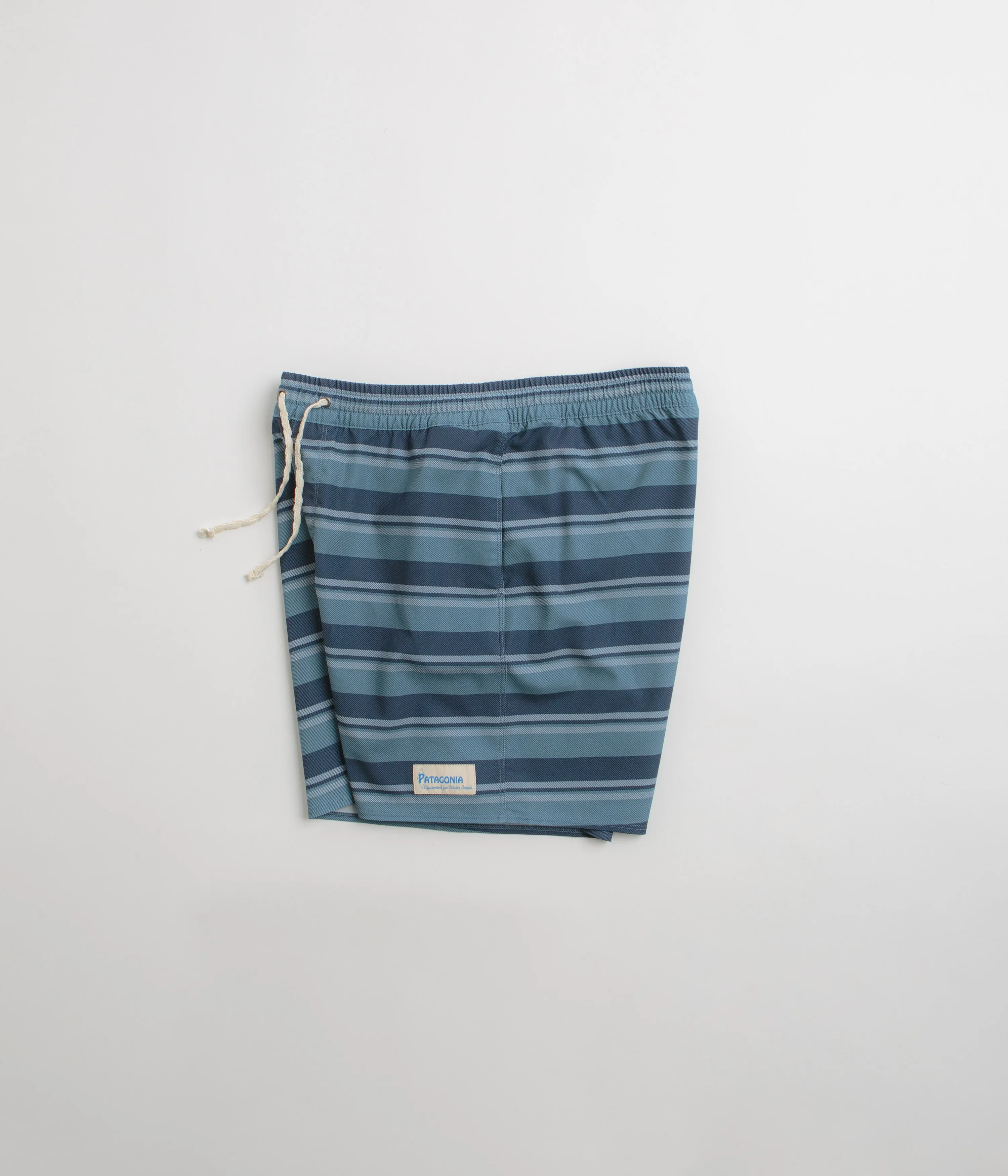Patagonia Hydropeak Volley 16" Shorts - Twinnie Stripe: Still Blue Tactical Attachment Loops
